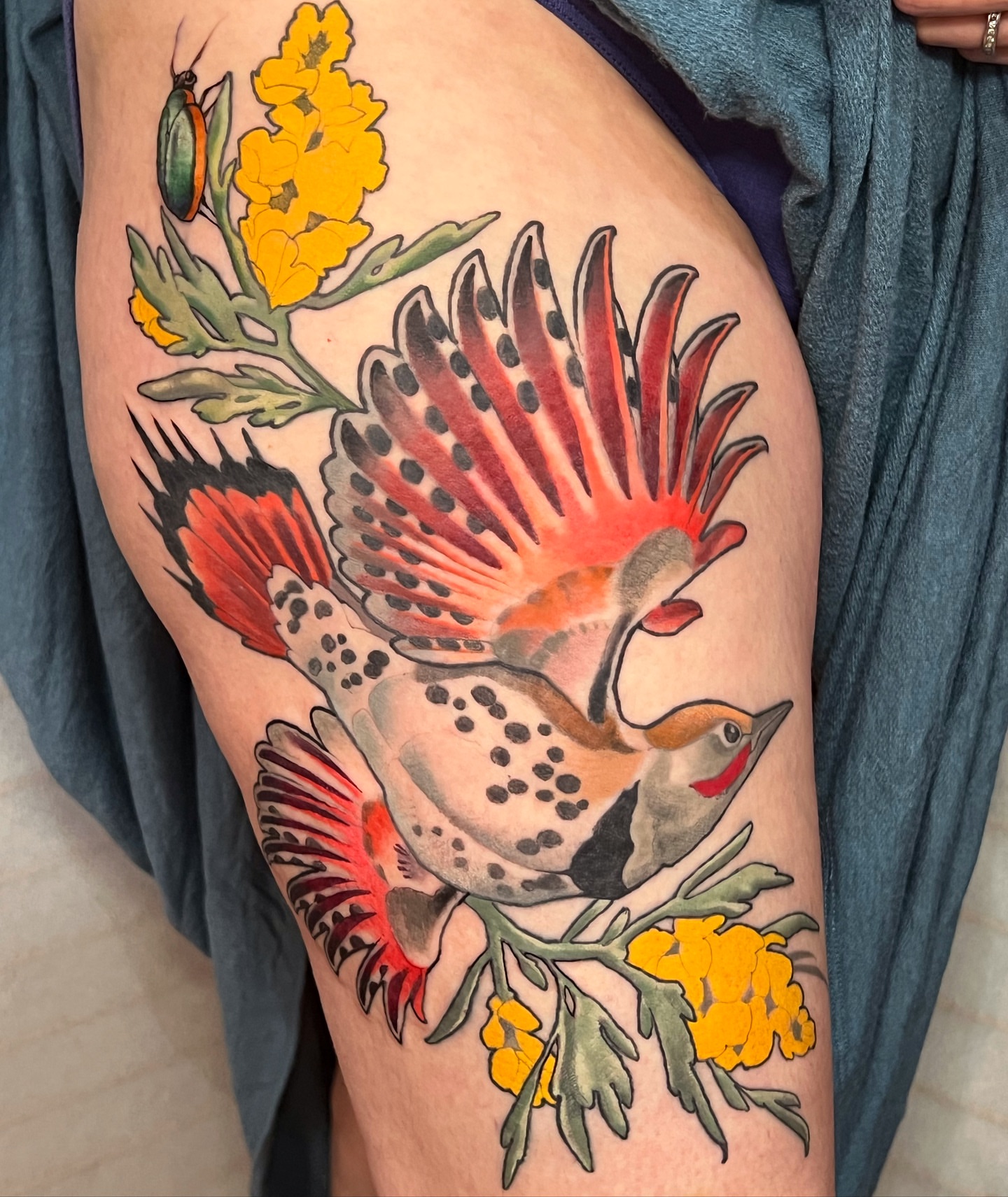 Tattoo by @authentictattoo — american_traditional, dotwork