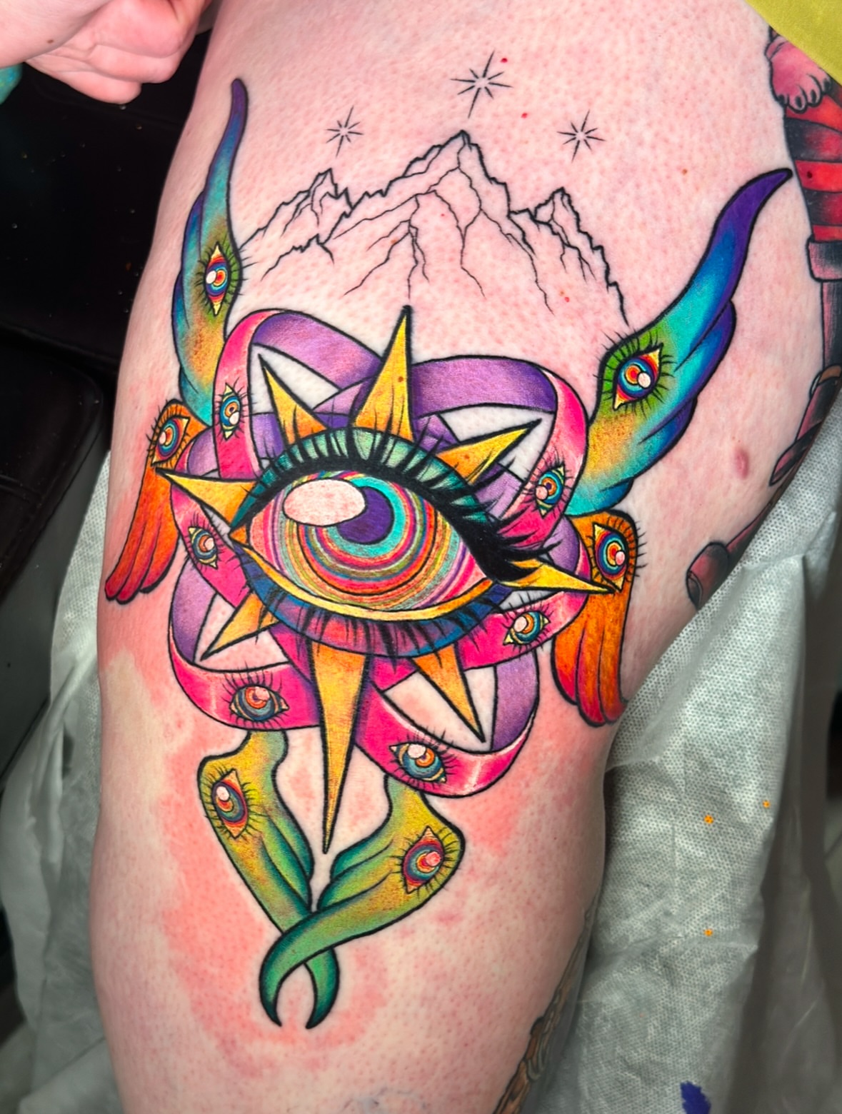 Tattoo by @pompberry — new_school, surrealism