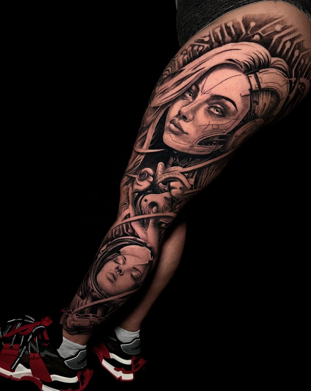 Tattoo by @doriink — realism, black_and_grey