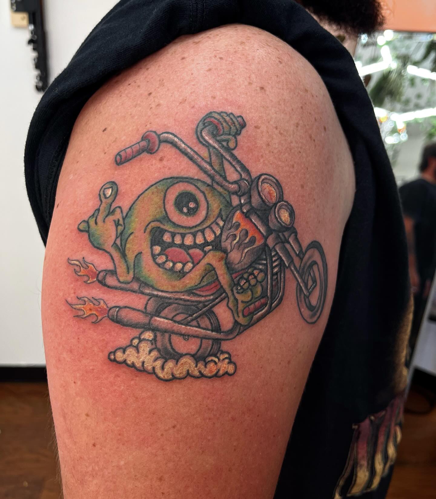 Tattoo by @jesscorinnetattoo — new_school, illustrative