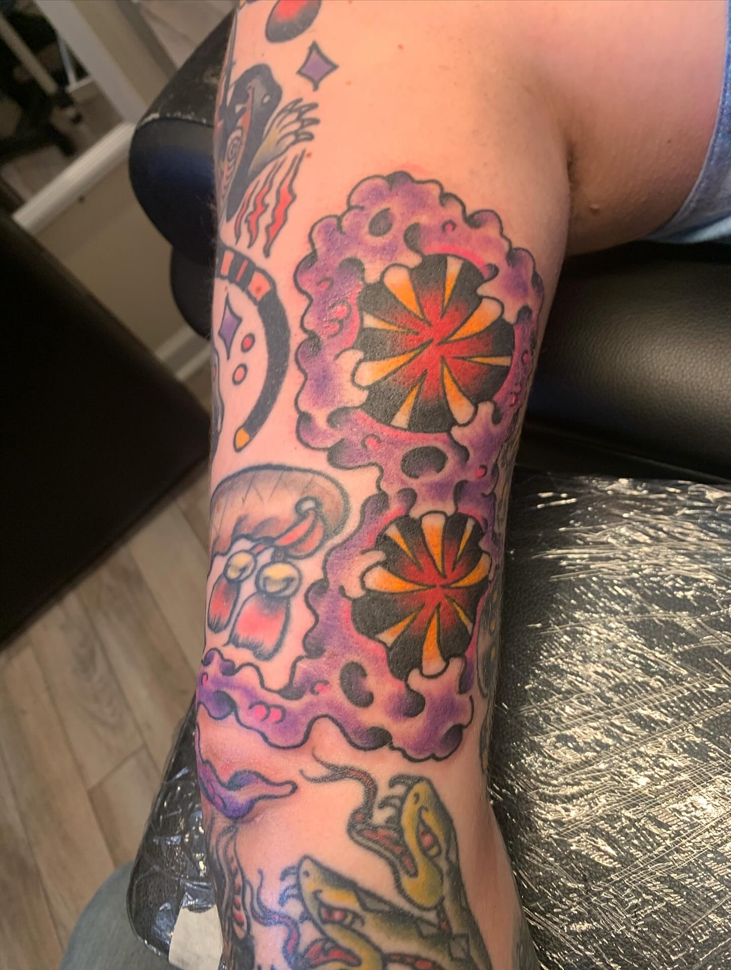 Tattoo by @mike_howard — new_school, watercolor