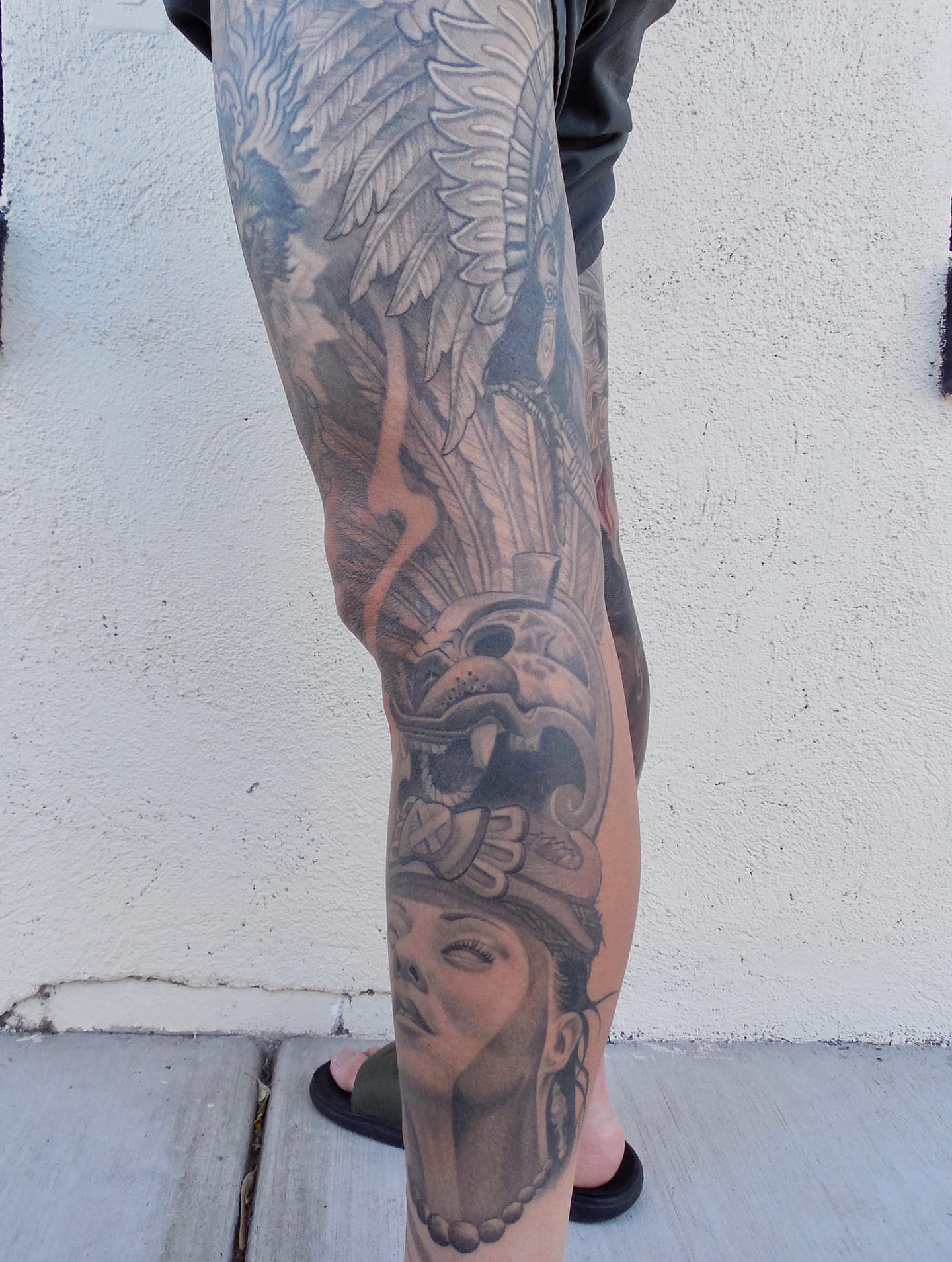 Tattoo by @fortune_glory — american_traditional, black_and_grey