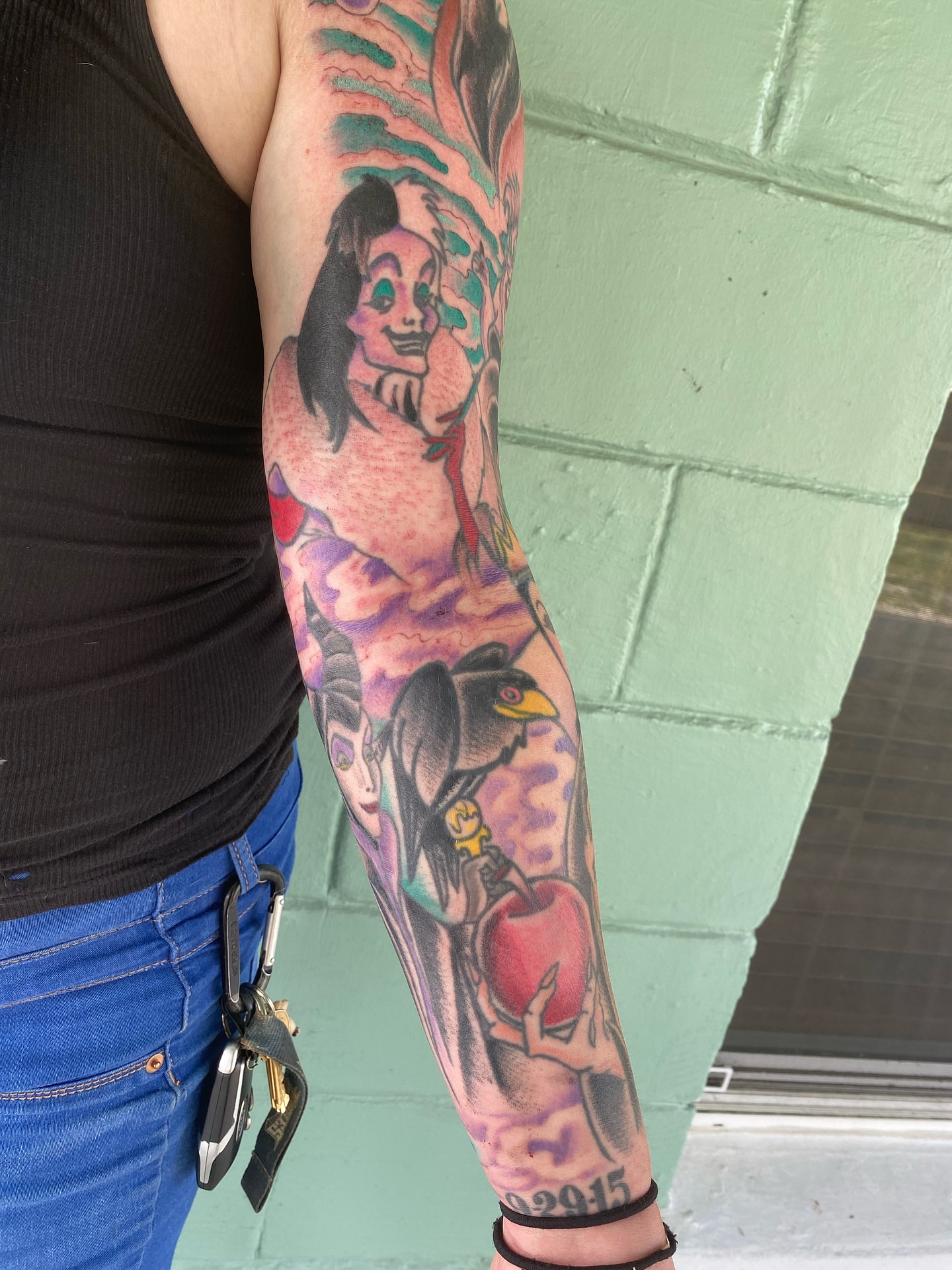 Tattoo by @zacharyiangarden — realism, anime