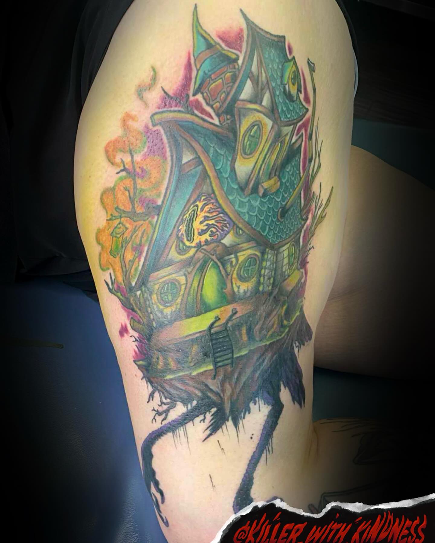 Tattoo by @killer_with_kindness — surrealism