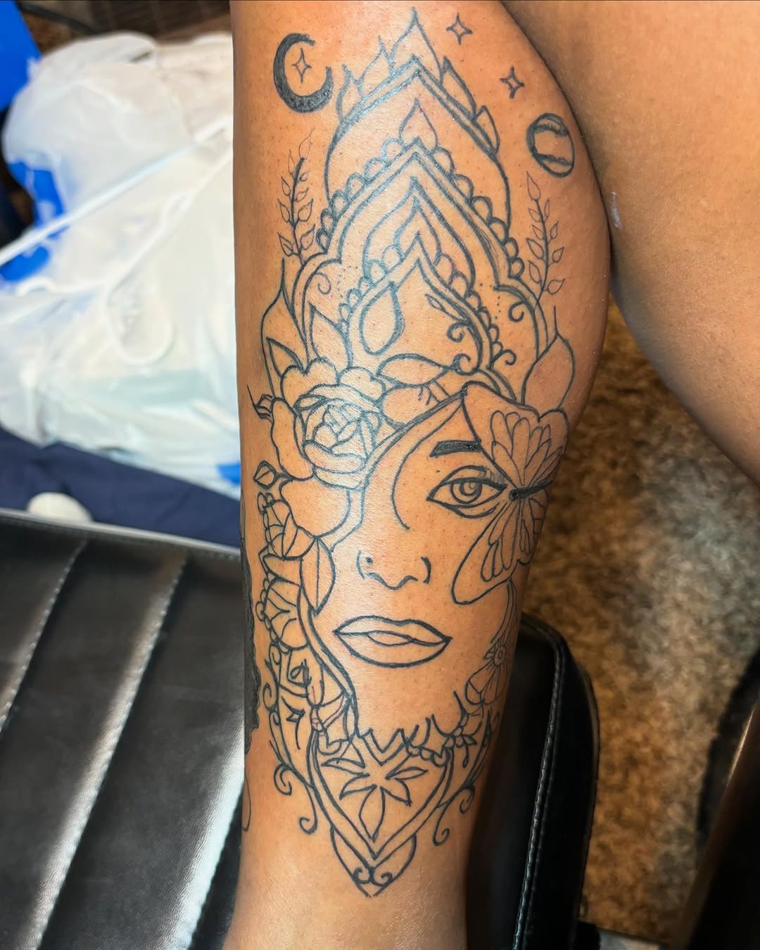 Ornamental tattoo on the forearm by Family and Loyalty