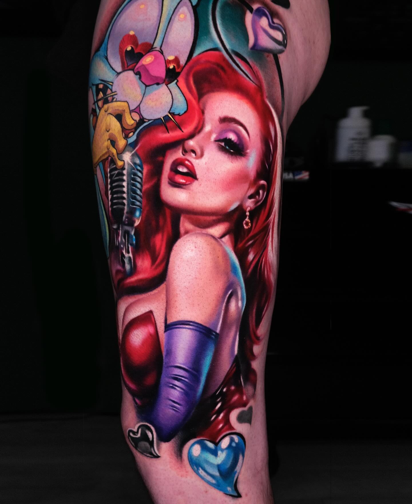 Tattoo by @jessesmithtattoos — realism, dotwork