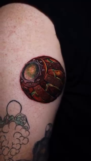 Death Star realism tattoo by Neeko
