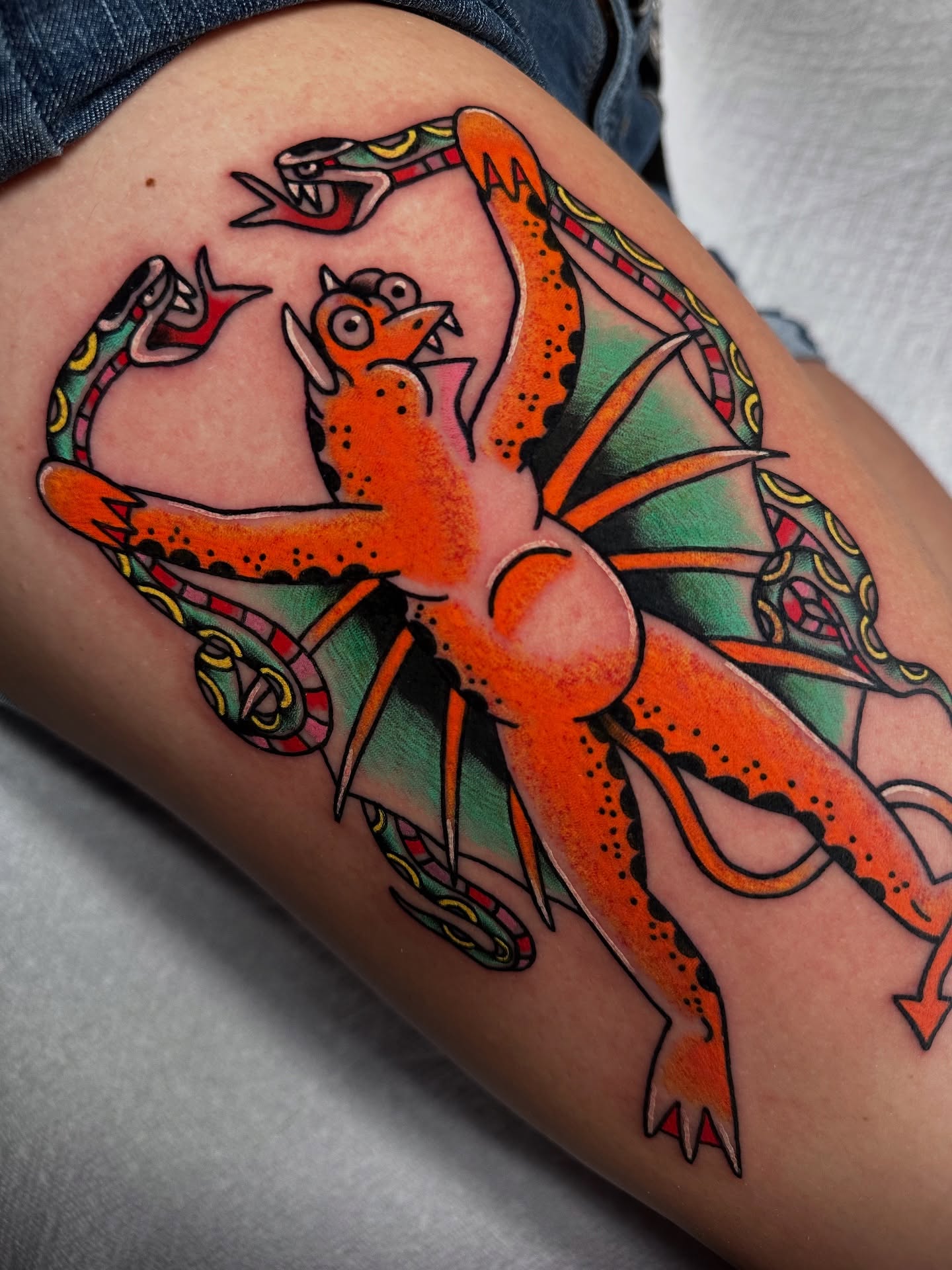 Tattoo by @toadtat2 — american_traditional