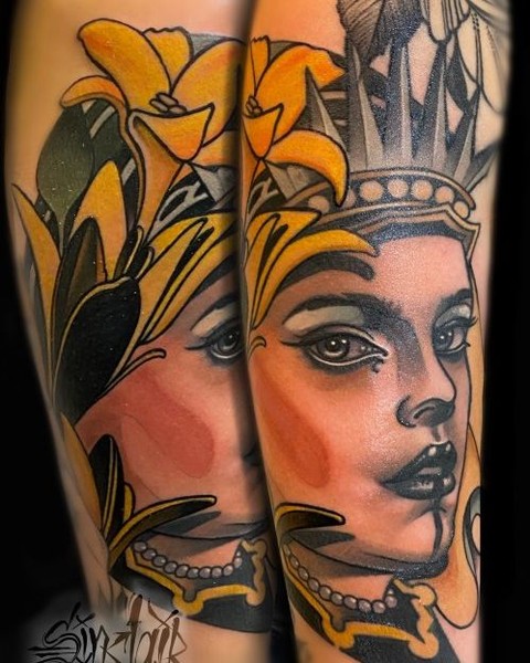 Tattoo by @marshall_sinclair — american_traditional, realism