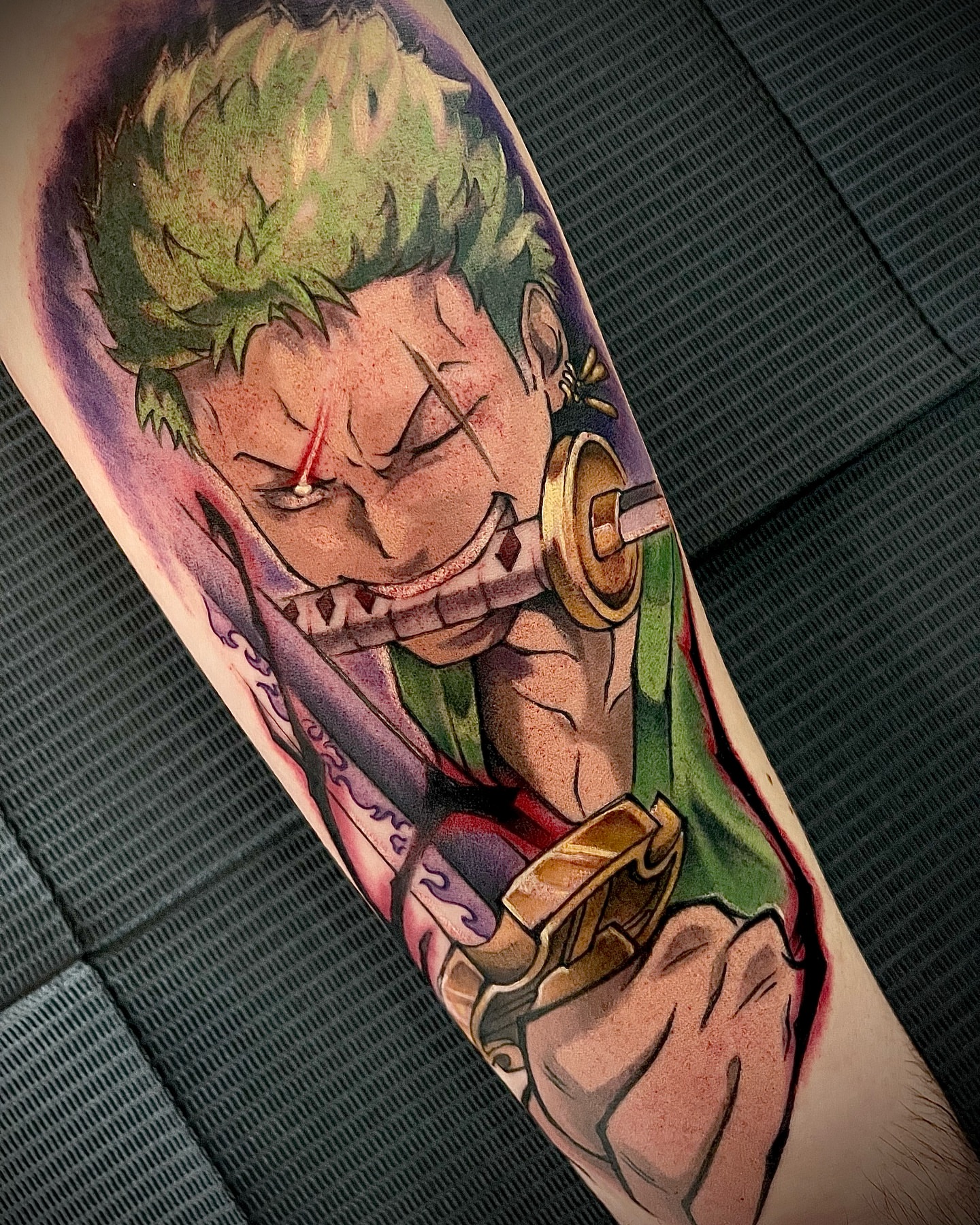 Tattoo by @horitoge_spiky — anime