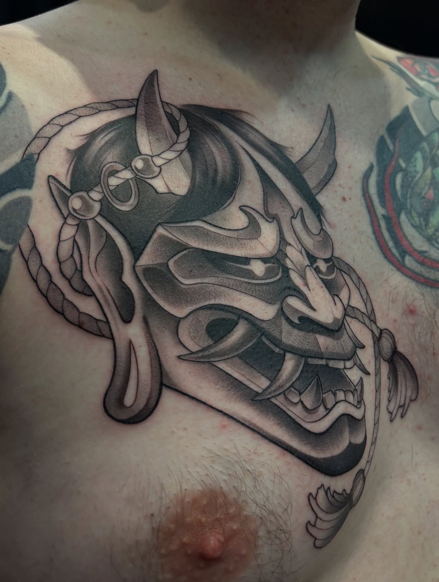 Tattoo by @tattoosbymeach — black_and_grey