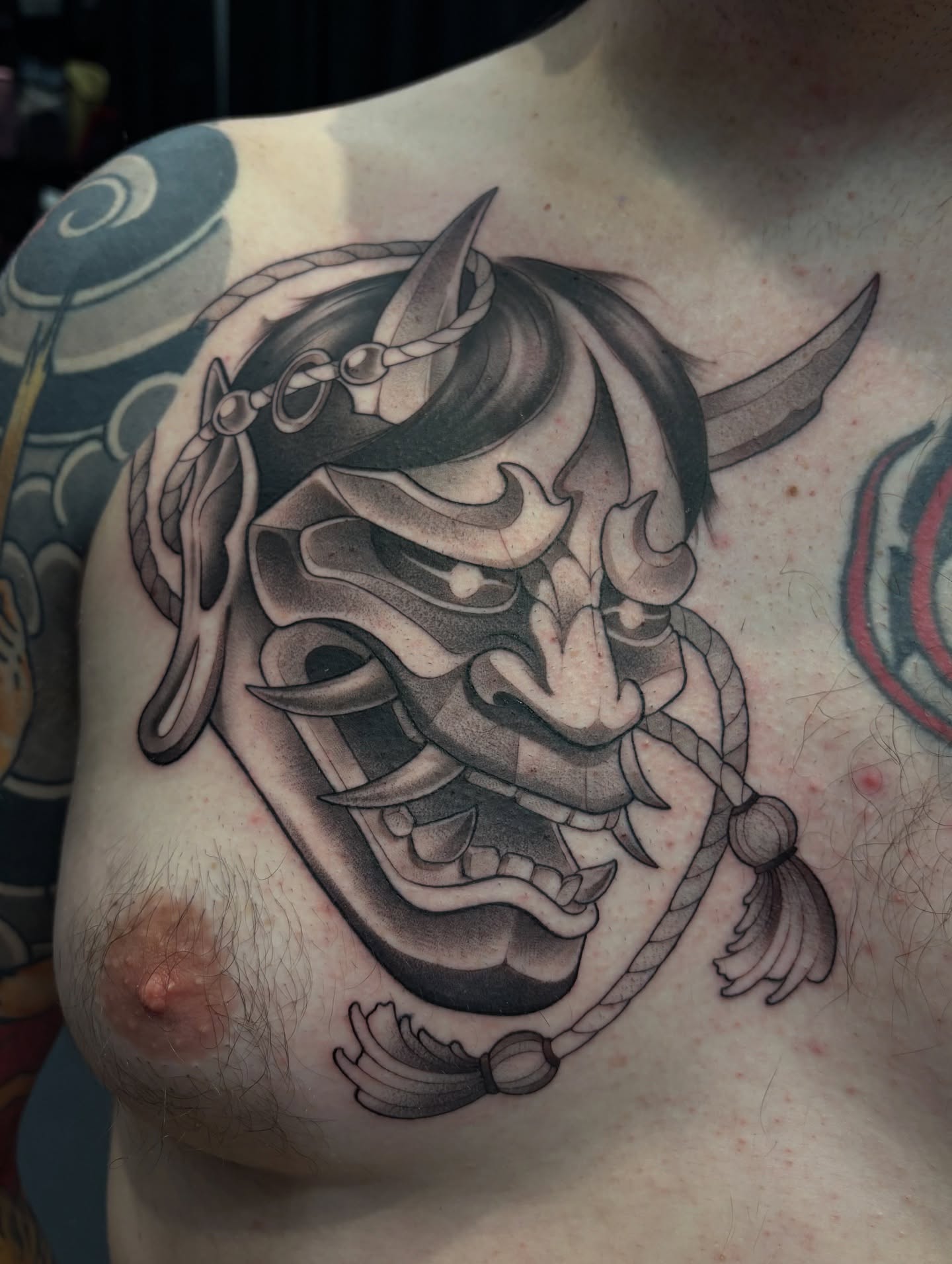 Tattoo by @tattoosbymeach — black_and_grey