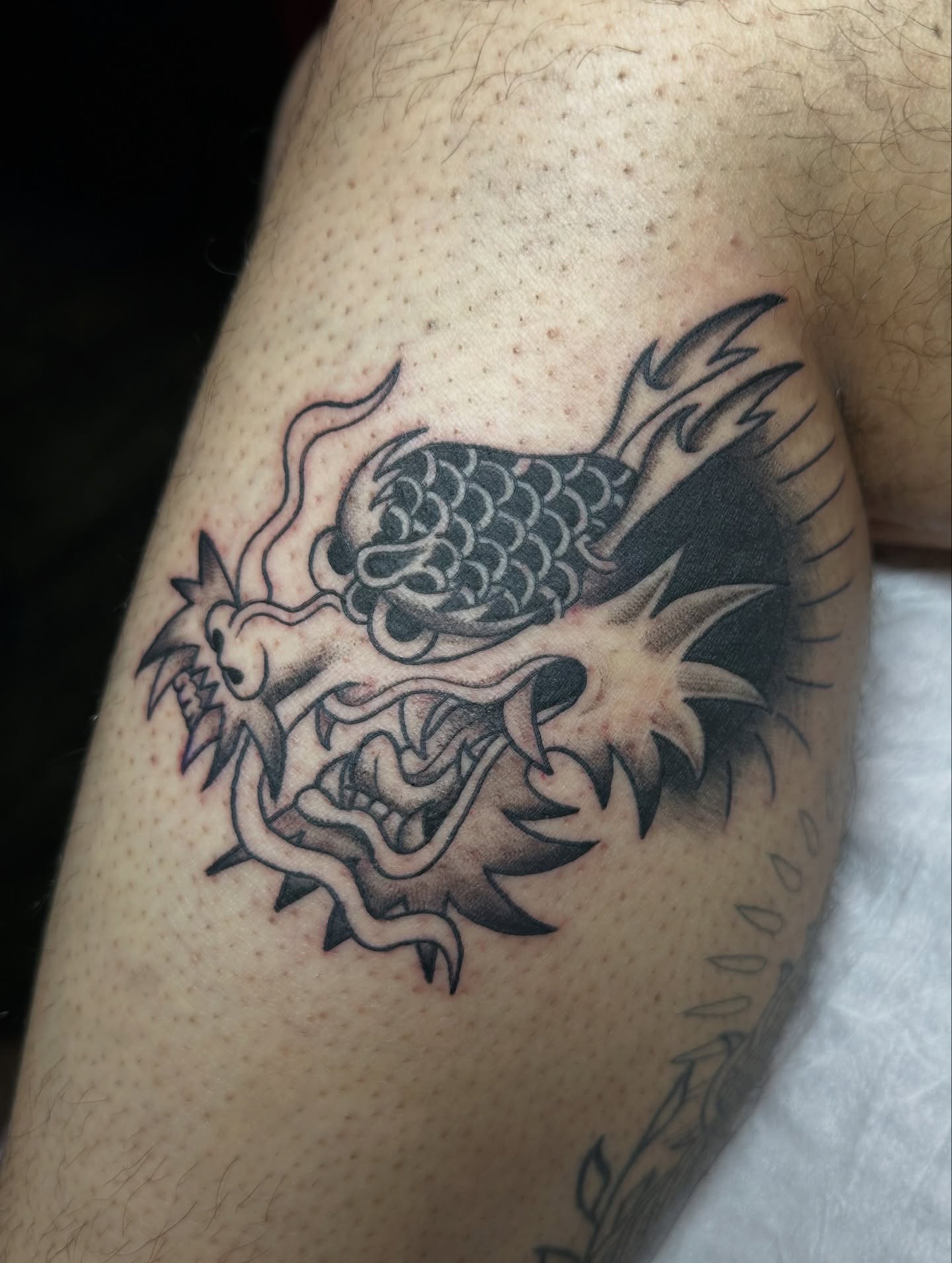 Tattoo by @babybella.tattoos — black_and_grey