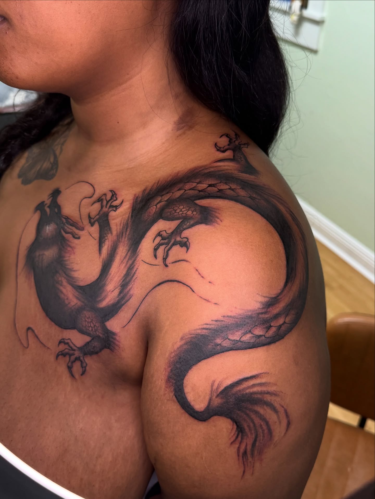 Tattoo by @taylor_bracey — black_and_grey, realism