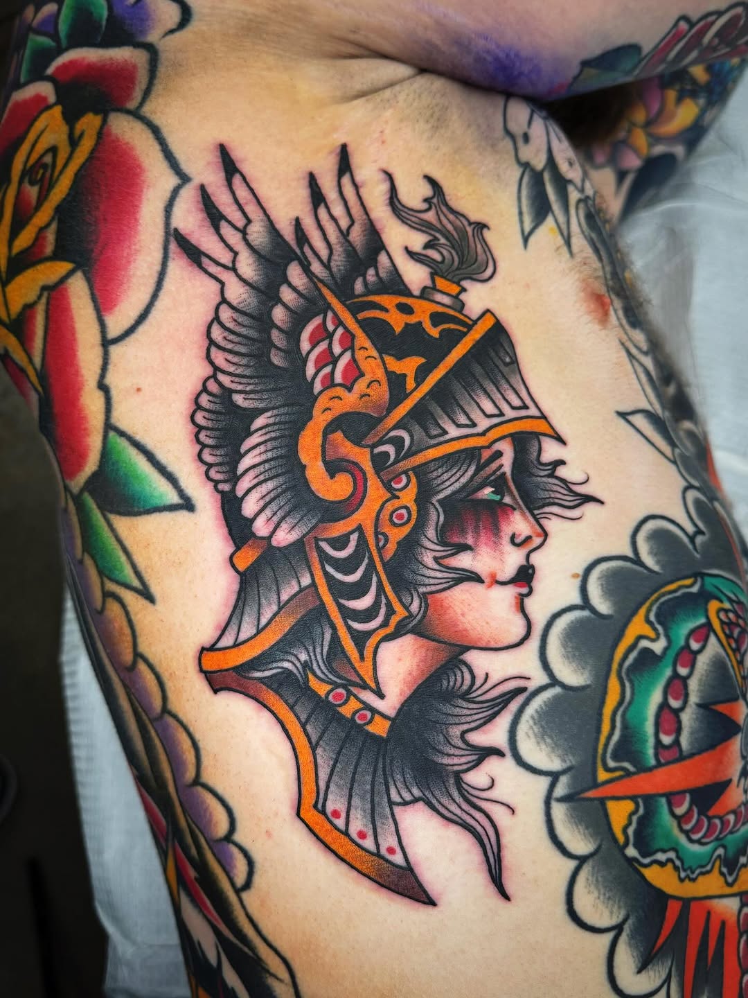 Tattoo by @mikey_ratt — american_traditional, neo_traditional