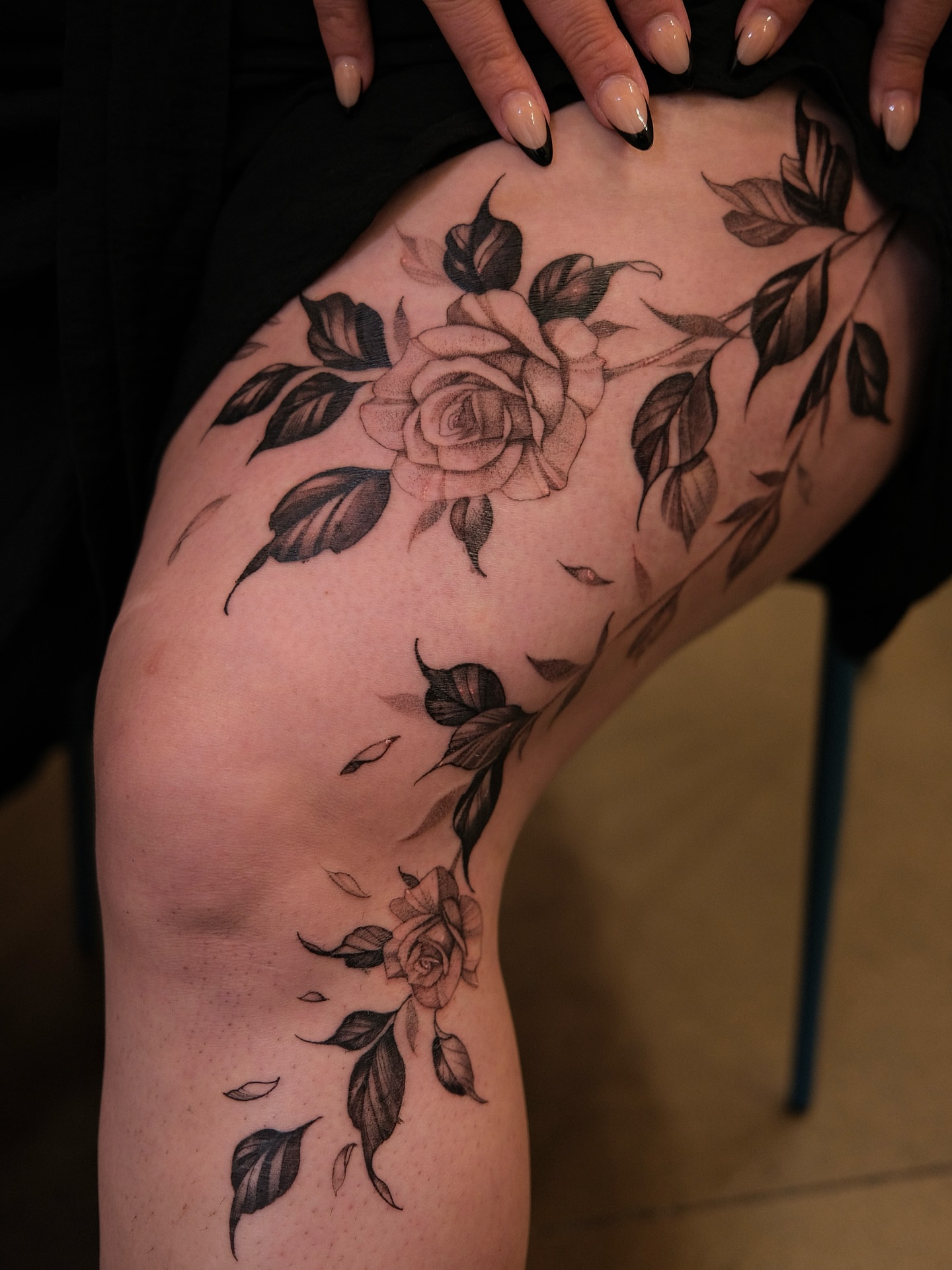 Tattoo by @morrisontattooer — black_and_grey, realism