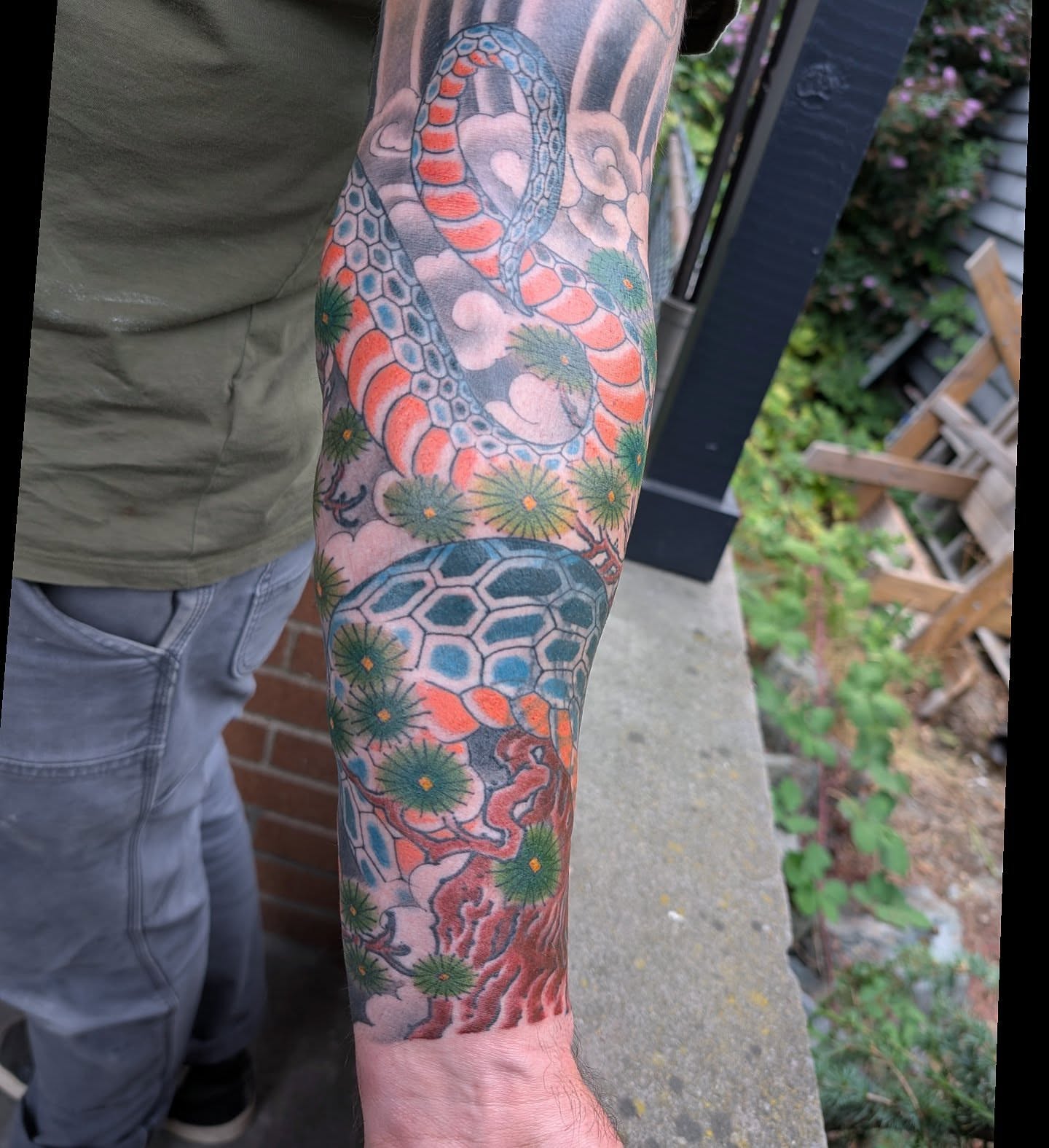 Tattoo by @bryankachel — japanese_irezumi, dotwork