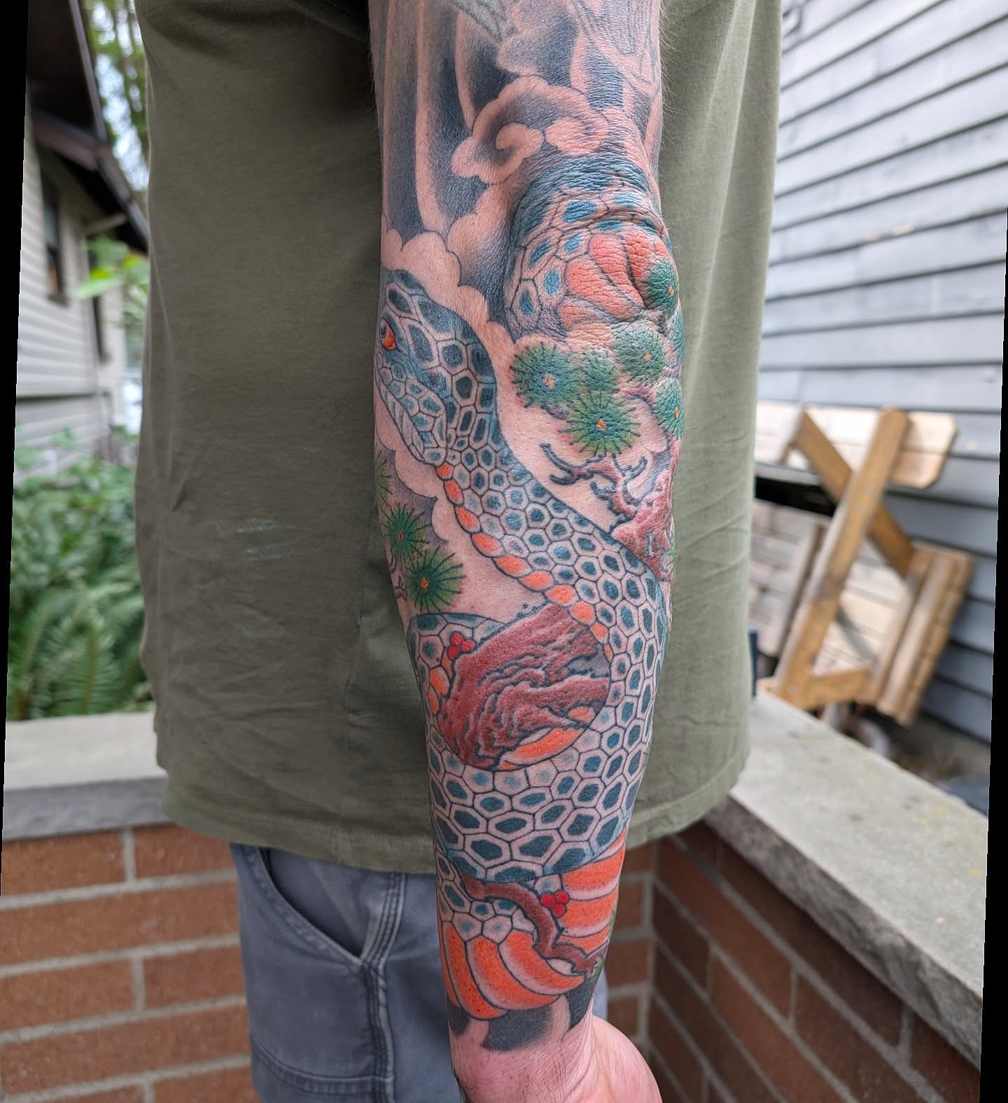 Tattoo by @bryankachel — geometric, japanese_irezumi