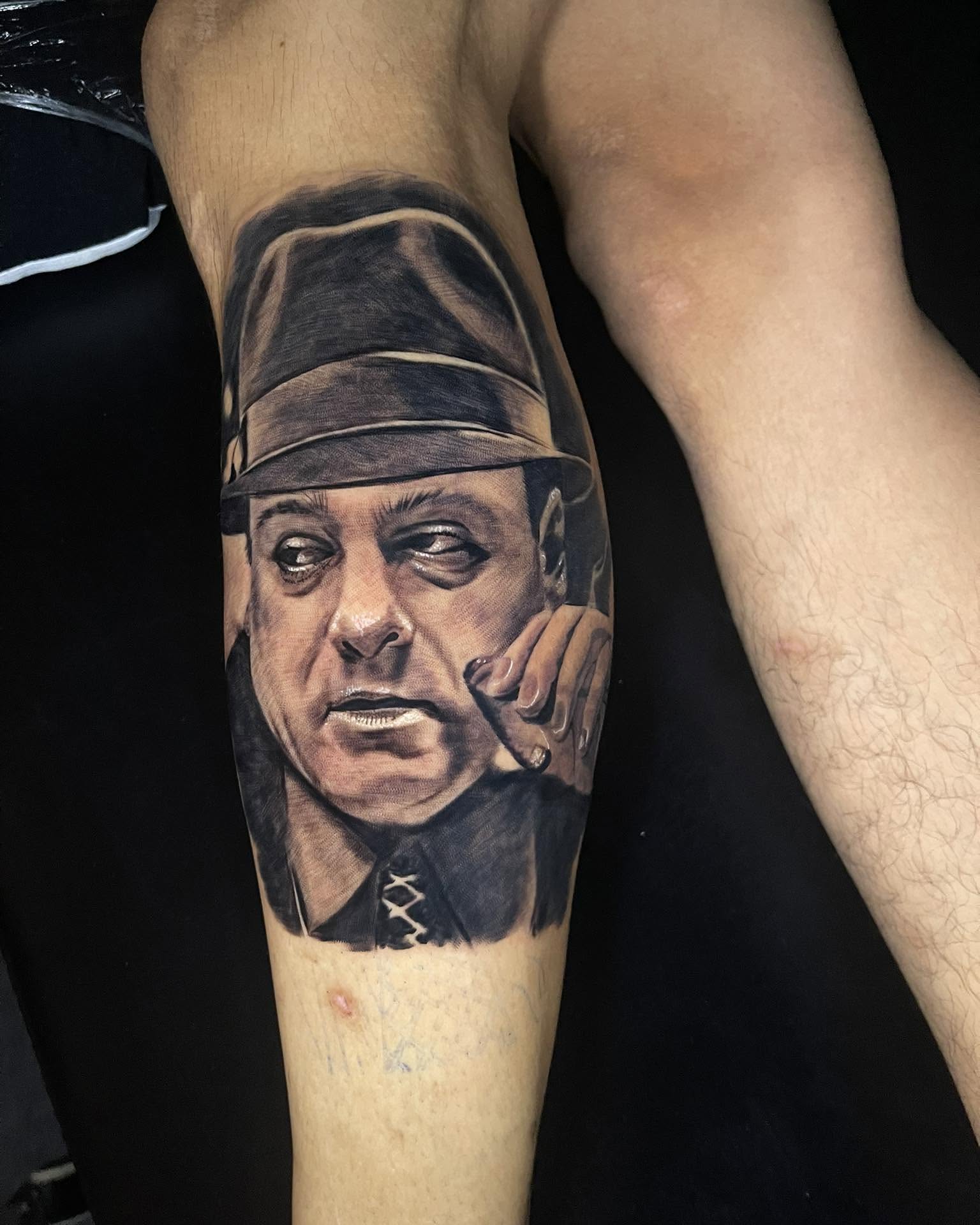 Tattoo by @saintstatts — realism, black_and_grey
