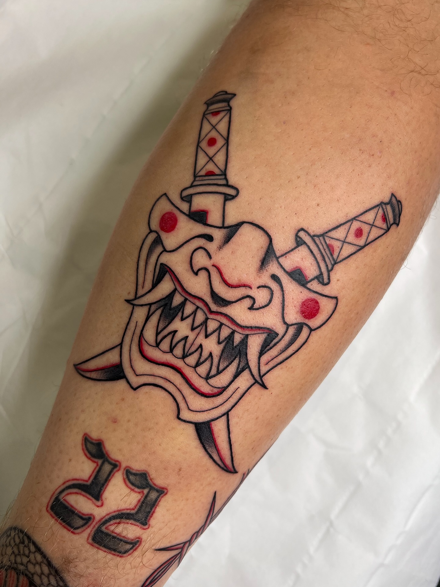 Tattoo by @courtneylloydtattoos — american_traditional, trash_polka