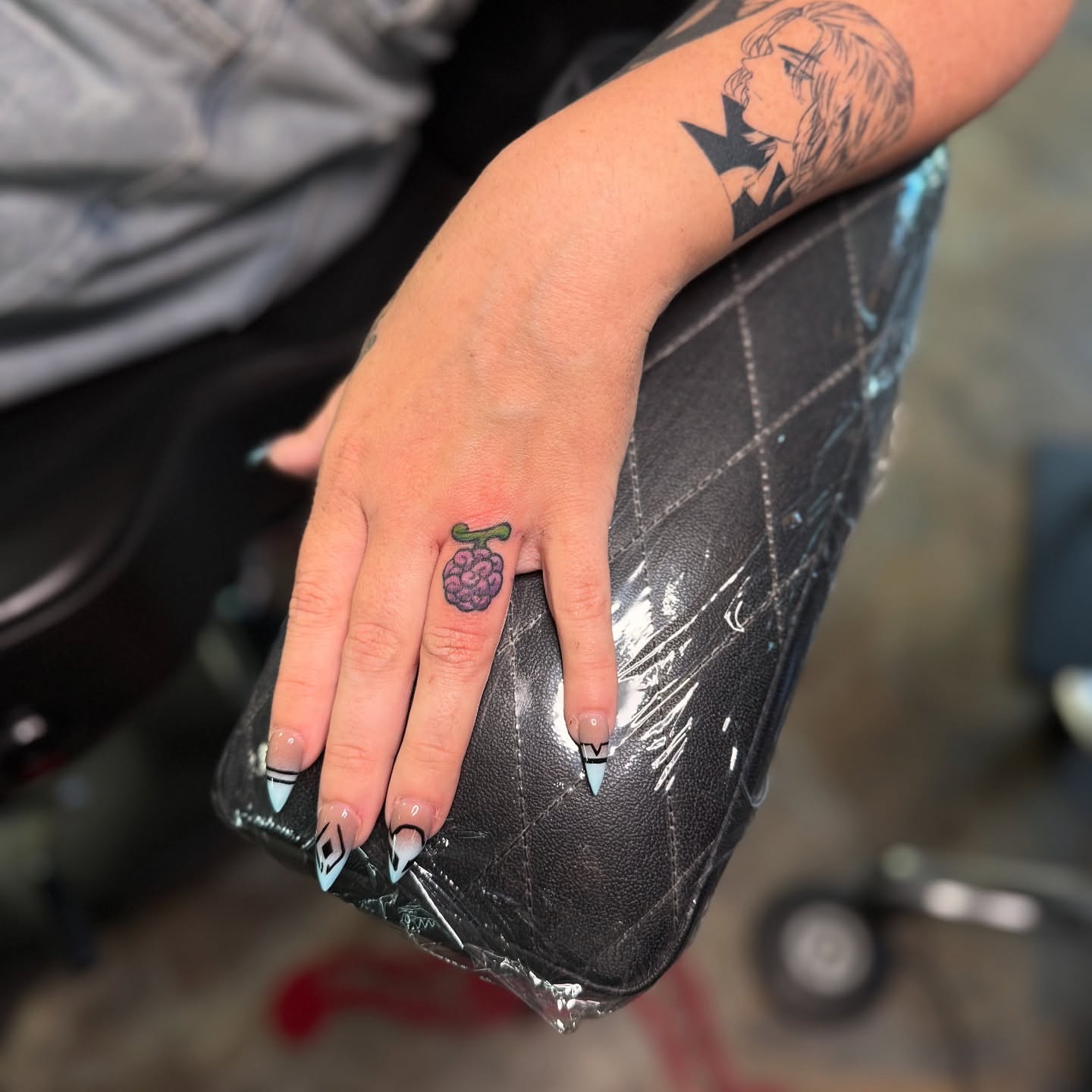 Tattoo by @chicanatattoos — dotwork