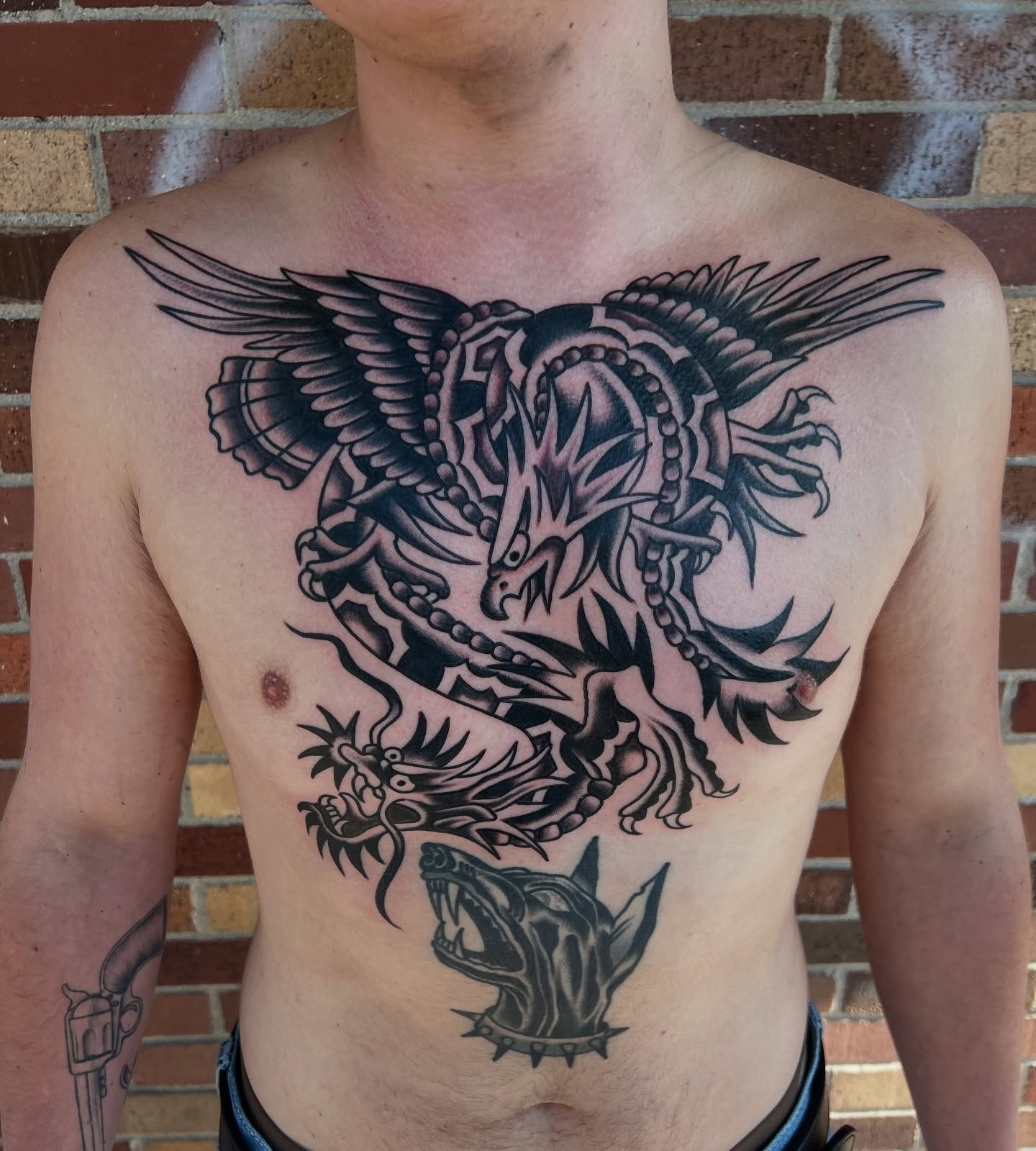 Tattoo by @nickyjudstattoo β black_and_grey, geometric
