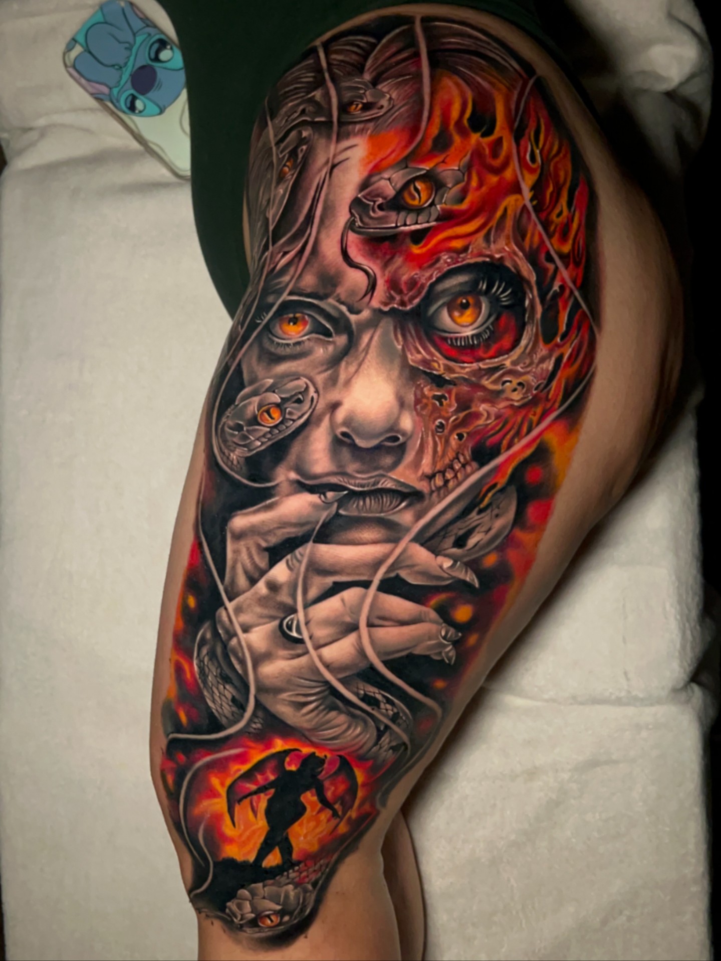 Horror face dark realism tattoo on the forearm by π
π¬π±π’π―π¬ πππ±π±π¬π¬ π