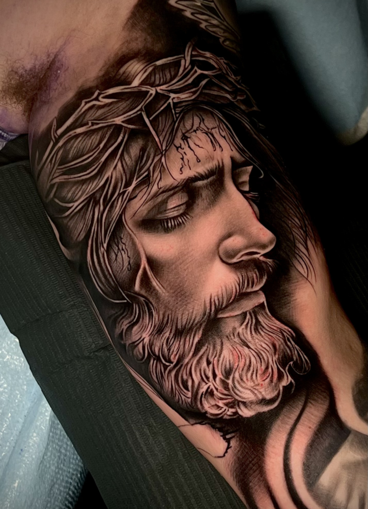 Tattoo by @botero_tattoo β realism, dark_realism