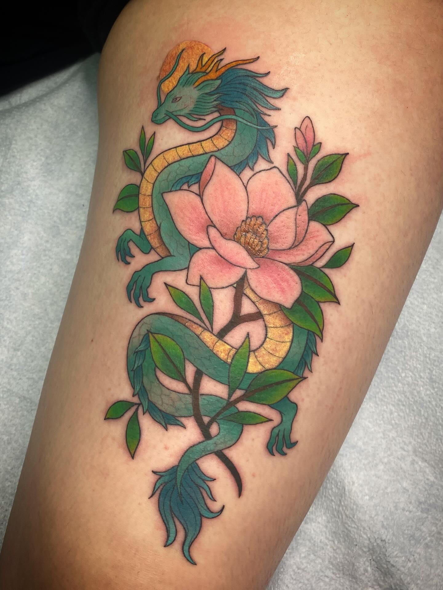 Tattoo by @babstattoos — new_school, ornamental