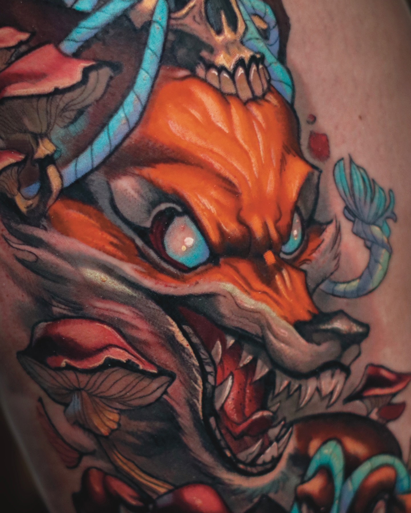 Tattoo by @levihiltontattoos — american_traditional, dotwork