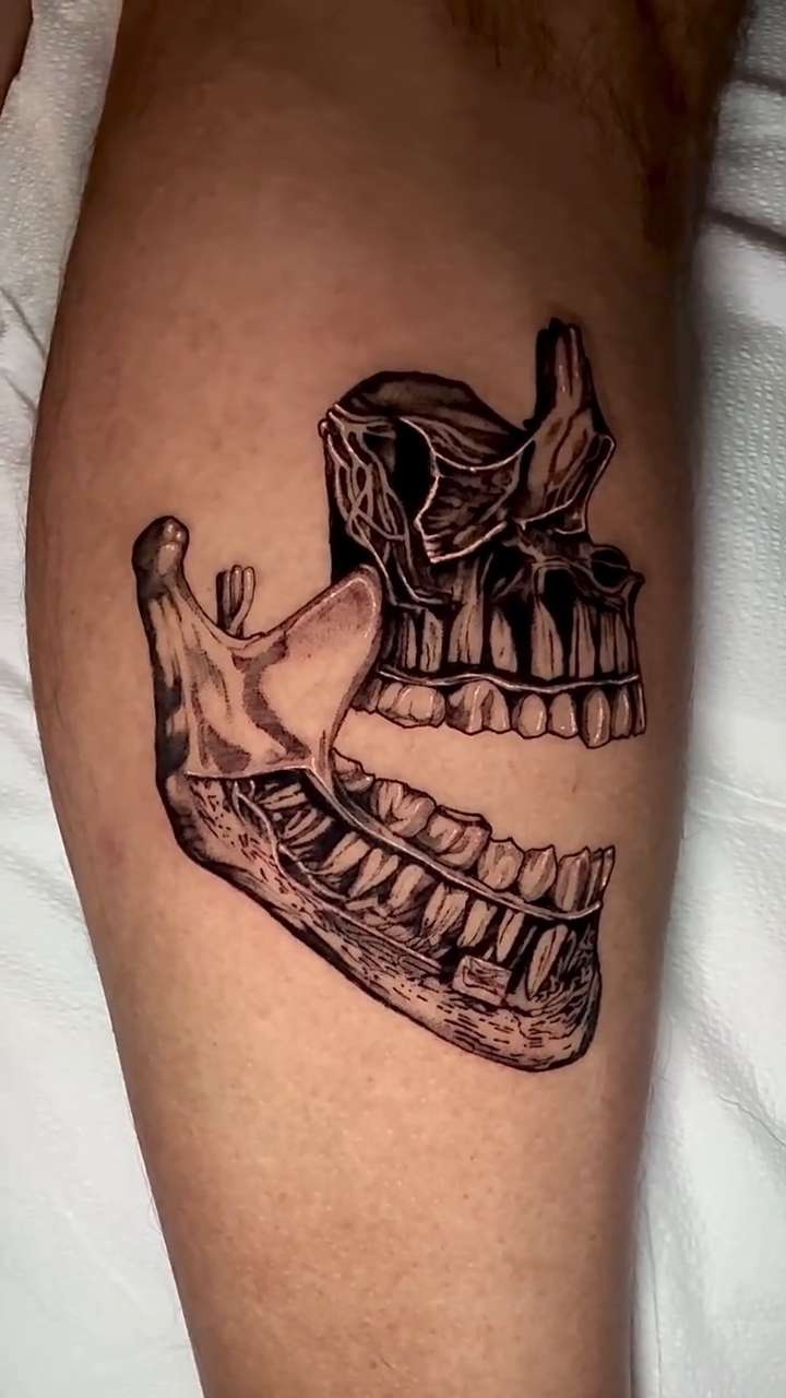 Tattoo by @lydiajude_tattoos — black_and_grey, realism