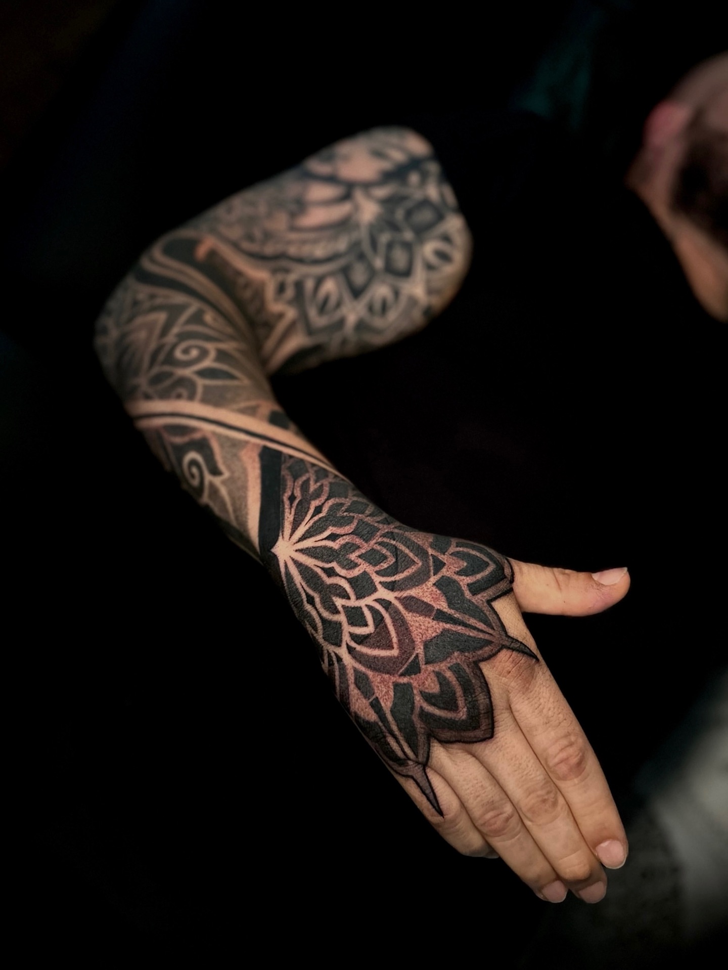 Tattoo by @blackadorn — geometric
