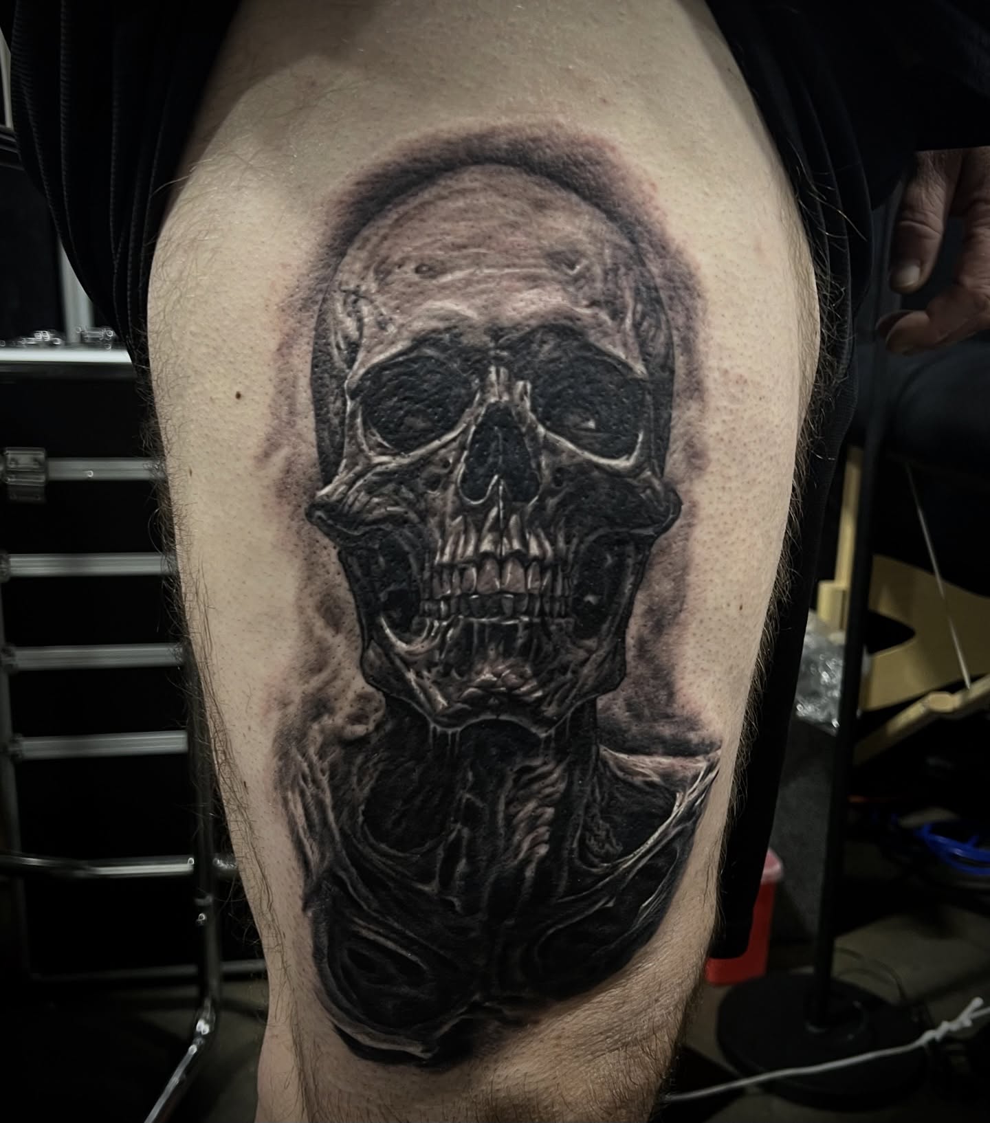 Tattoo by @aaronpackardta2 — realism, dark_realism