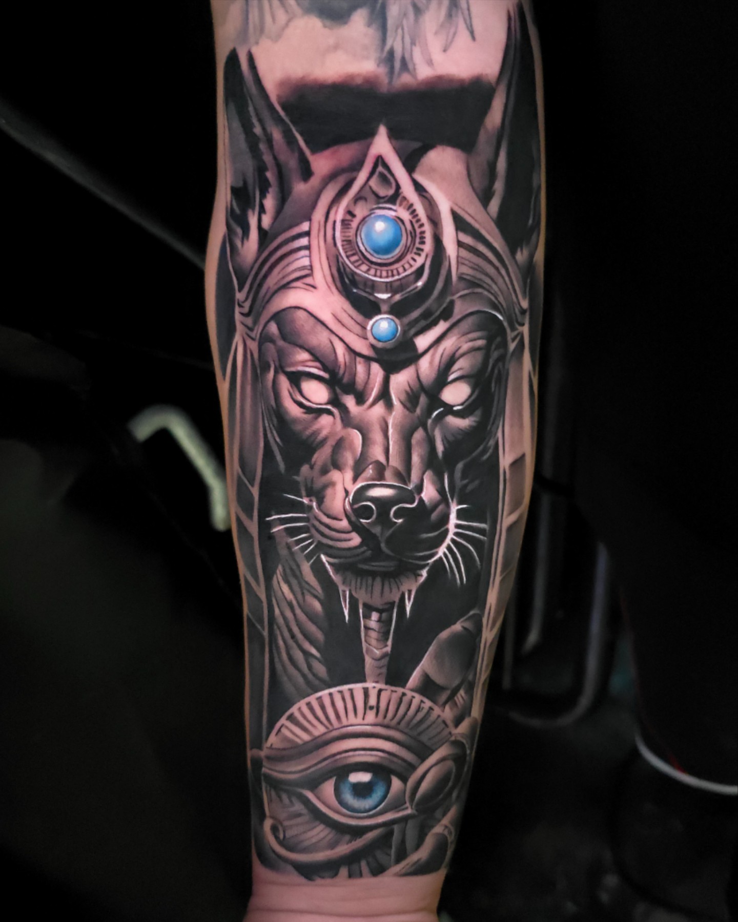 Panther realism tattoo on the forearm by Javier M Davila