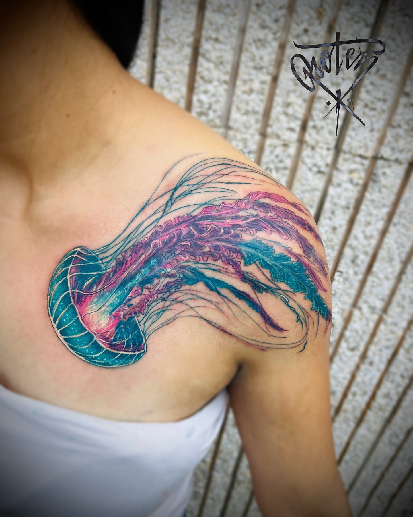 Tattoo by @rotenhill_tattoo — new_school, watercolor