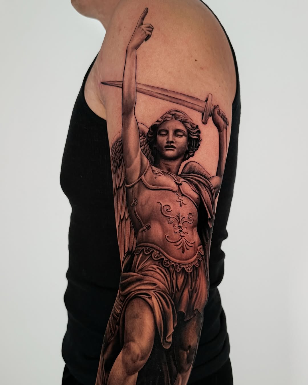 Tattoo by @dosantosink — realism, black_and_grey