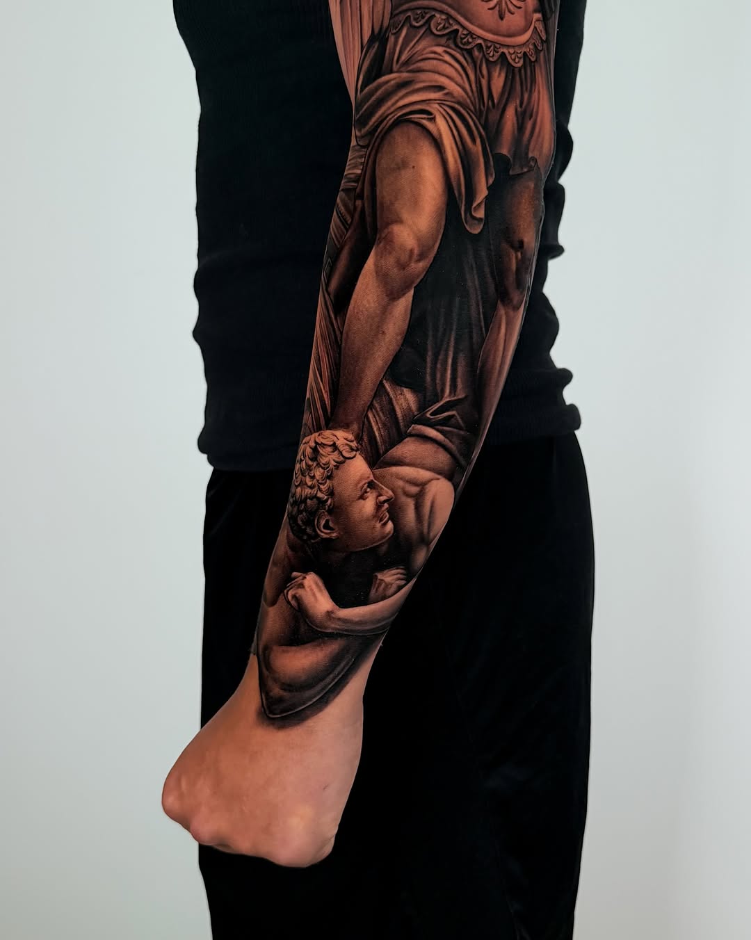 Tattoo by @dosantosink — realism, black_and_grey