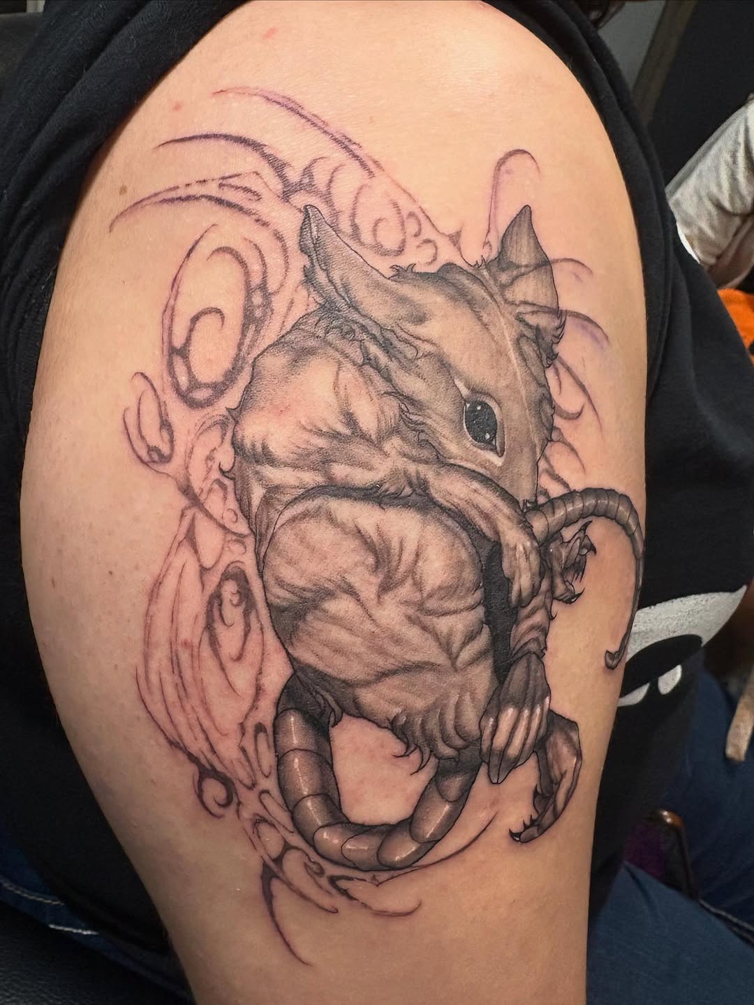 Tattoo by @sladesink — realism, black_and_grey