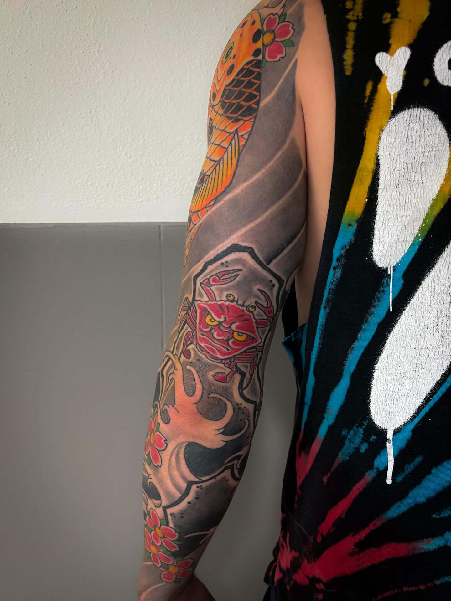 Tattoo by @tatzbyadam — american_traditional, dotwork