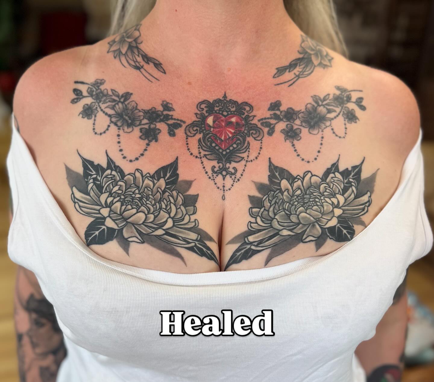 Tattoo by @athenafunk — black_and_grey, ornamental