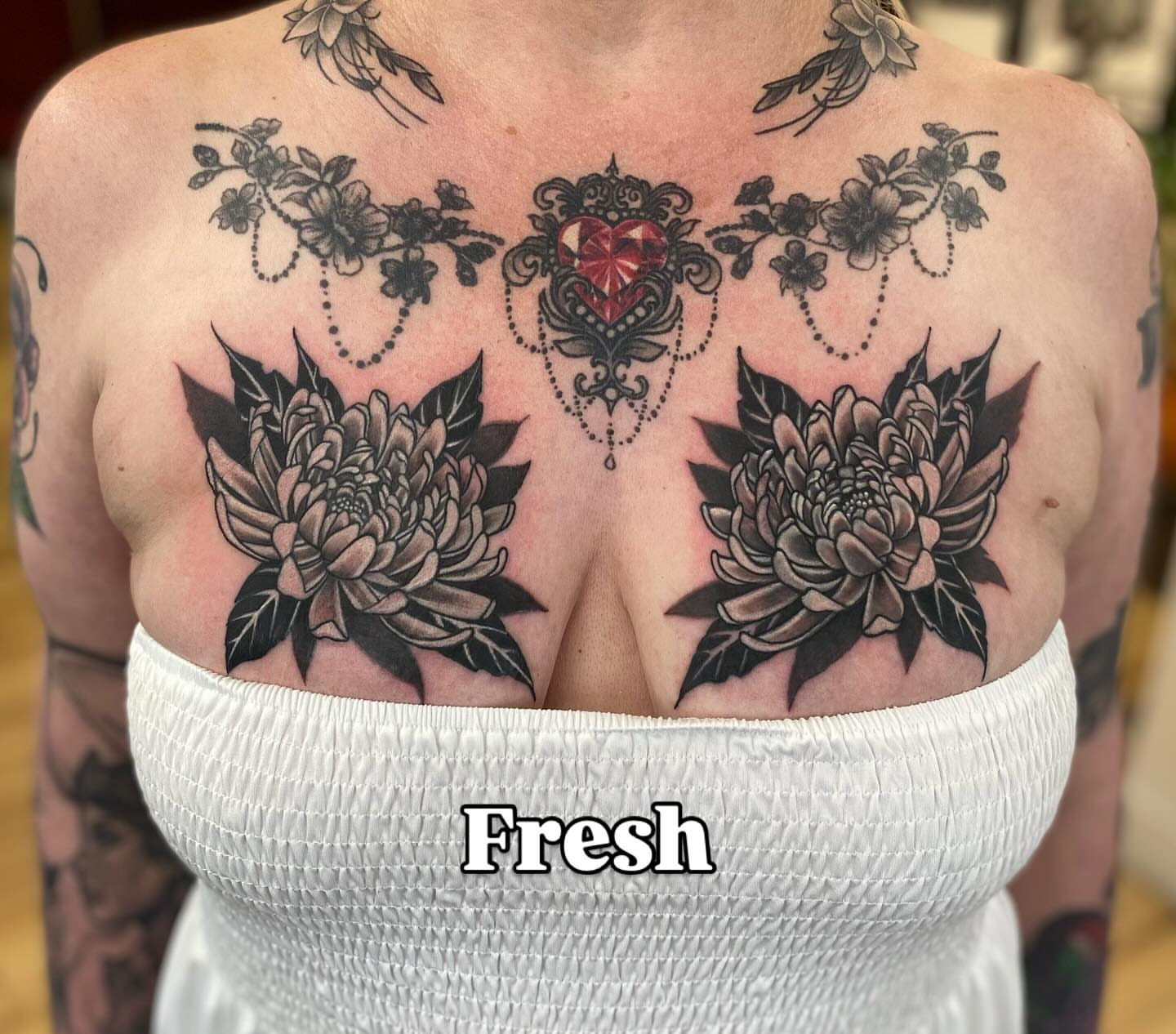 Tattoo by @athenafunk — black_and_grey