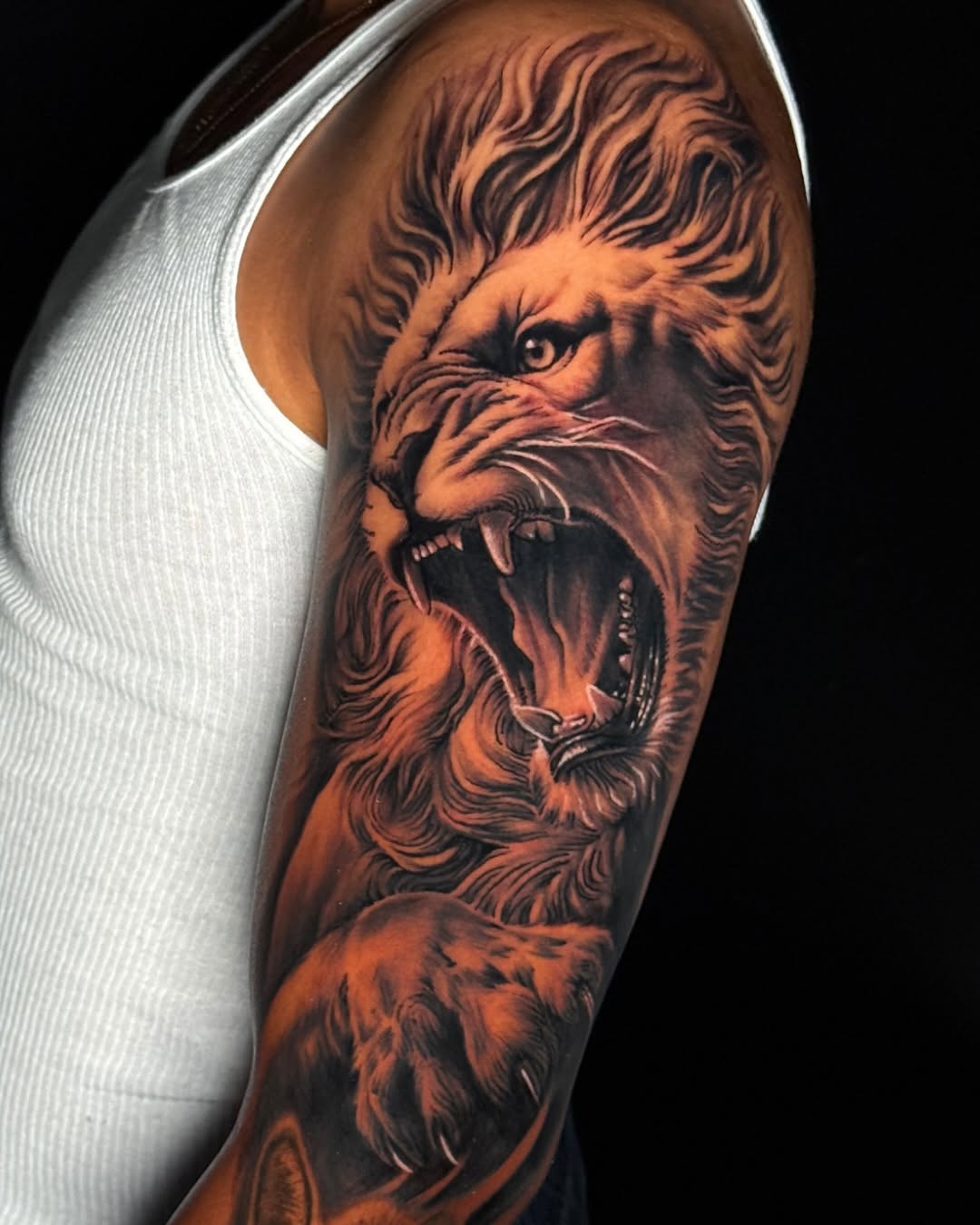 Tattoo by @tattsbyethan_ — realism, black_and_grey