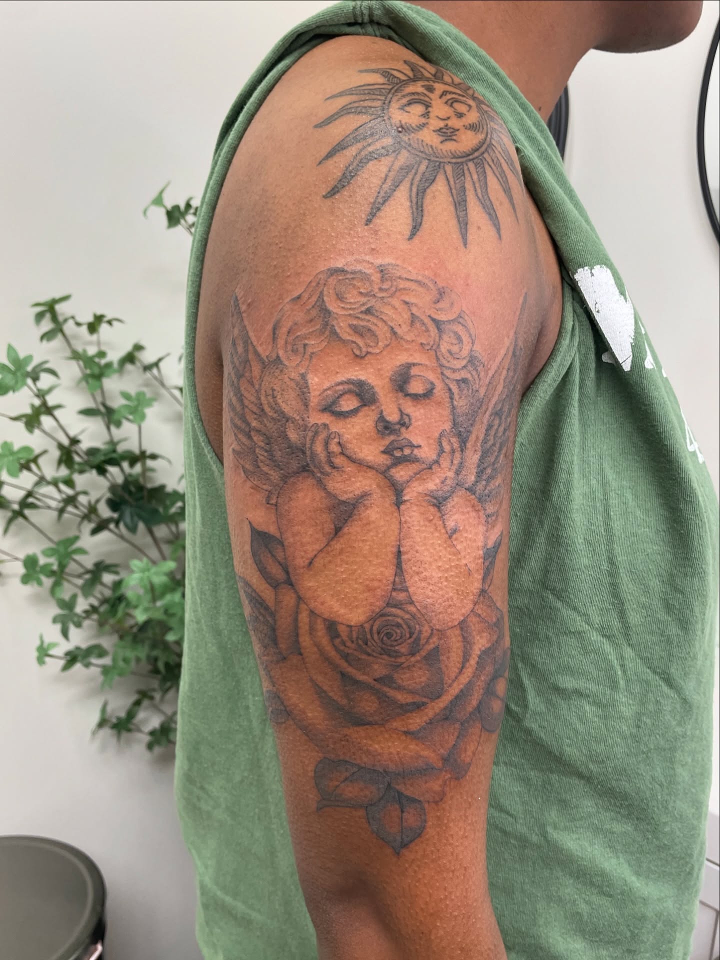 Tattoo by @dom.tattoos β black_and_grey
