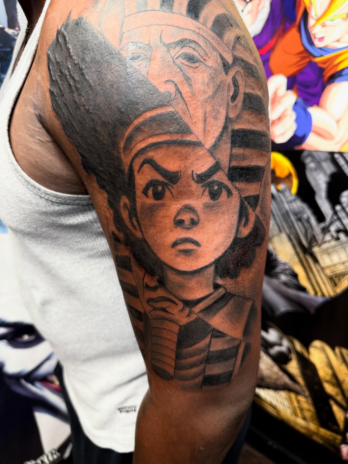 Tattoo by @alchemist_tattoo_shop — realism, black_and_grey