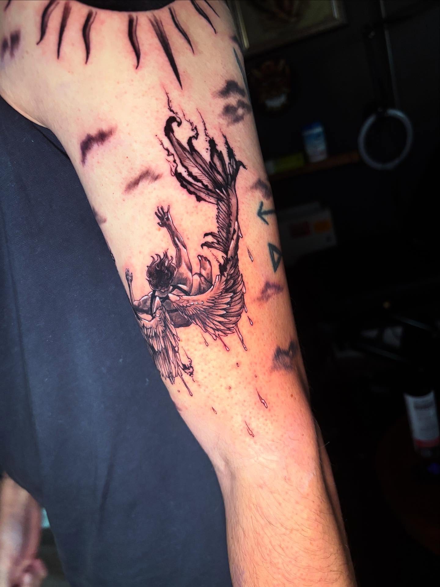 Tattoo by @kay_tatz — neo_traditional, black_and_grey