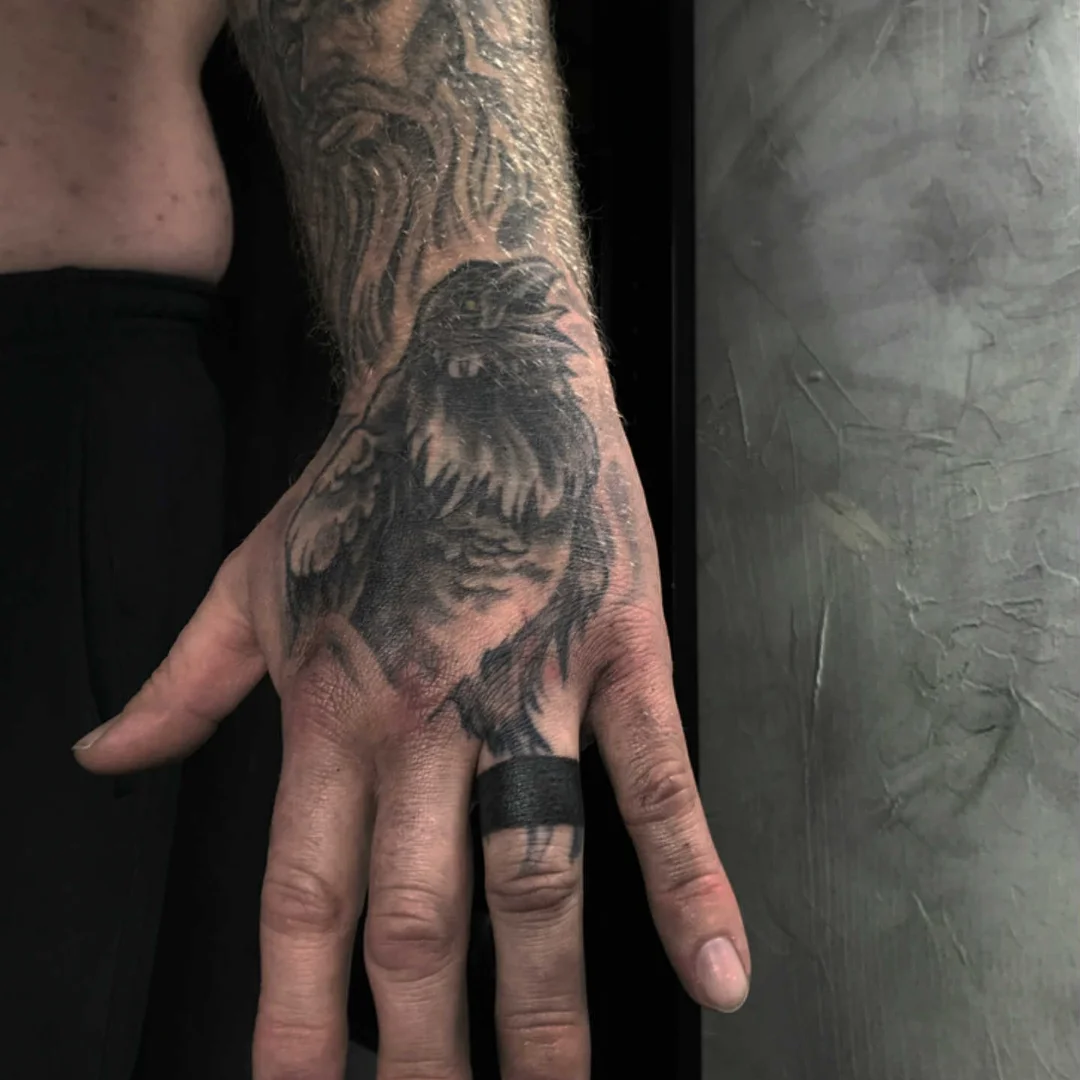 Tattoo by @khymmoon — black_and_grey