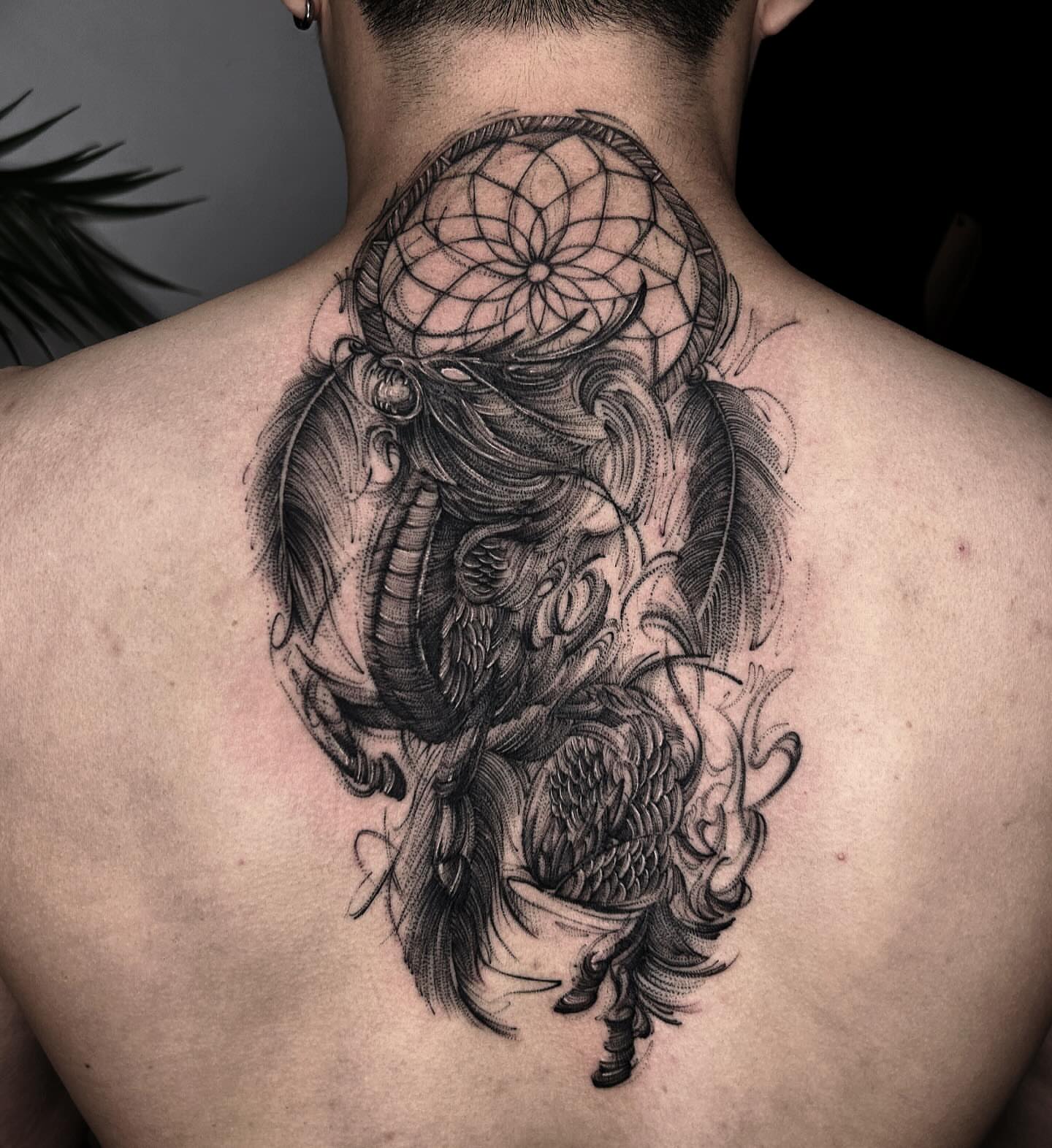 Tattoo by @tamilia_howall — black_and_grey, realism