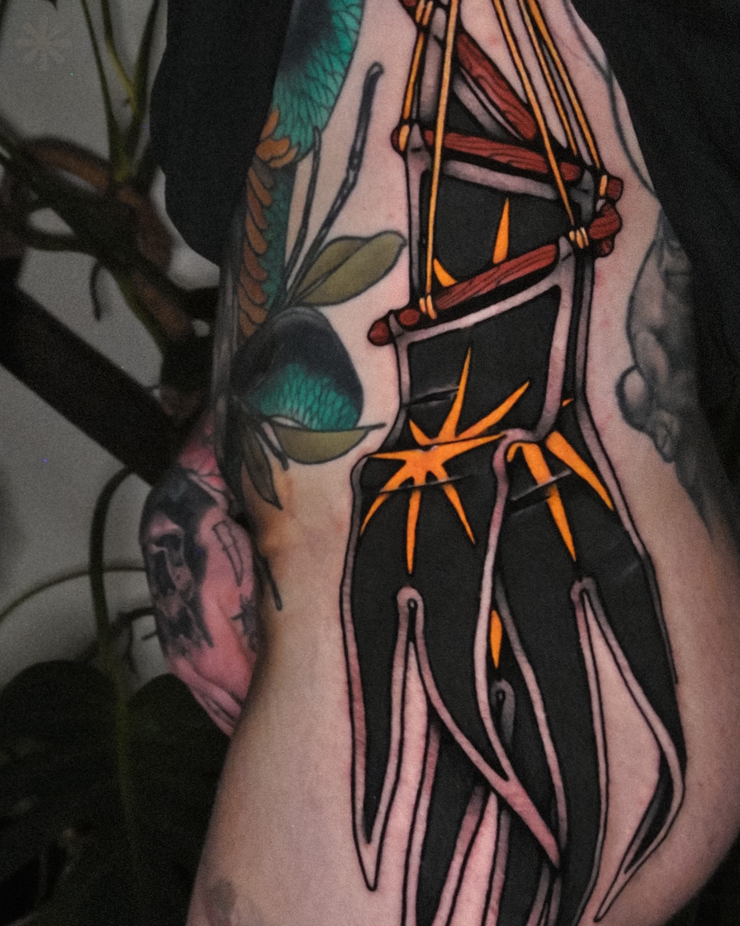 Tattoo by @anotheryearofdisaster — geometric, illustrative