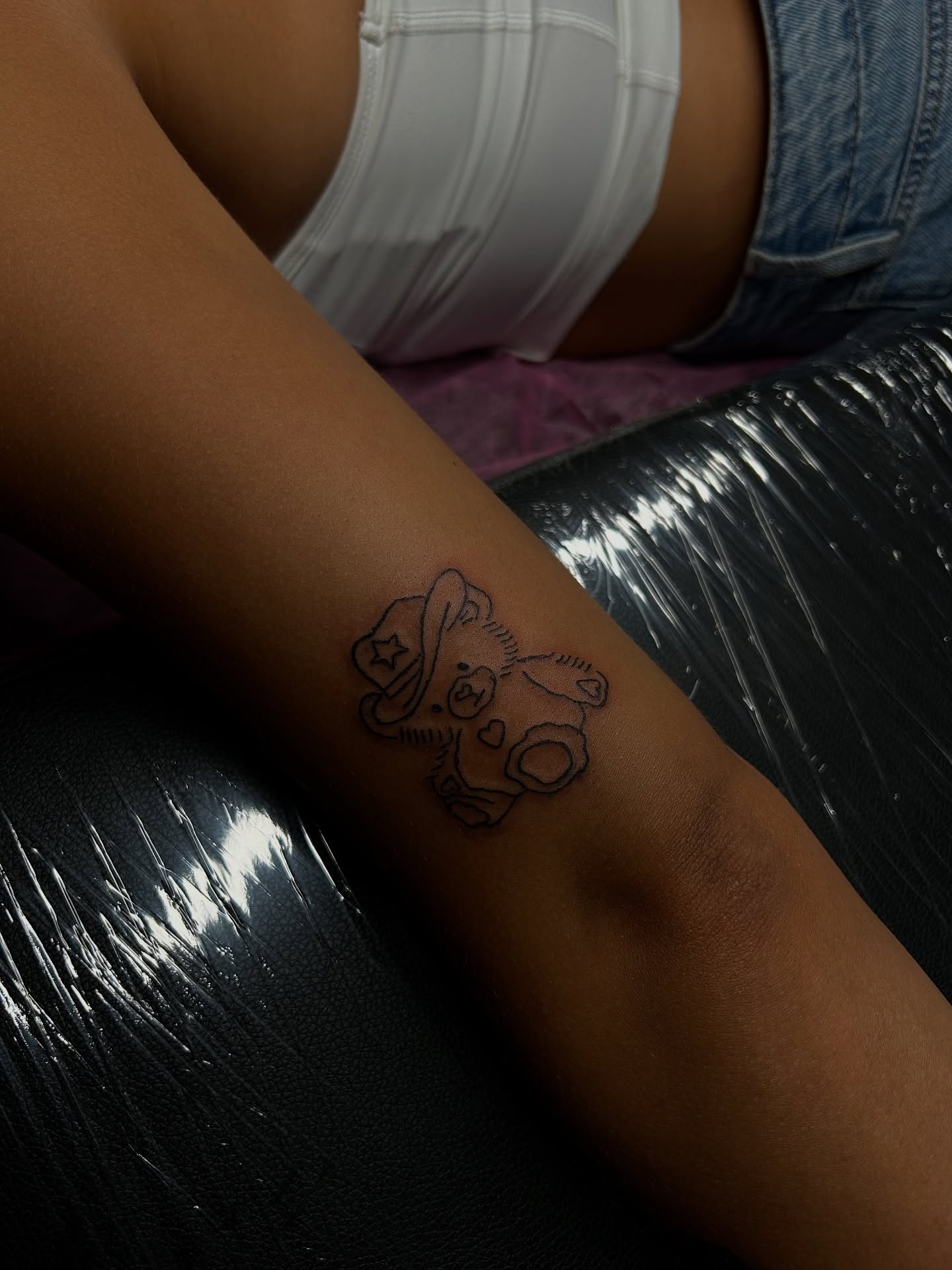 Tattoo by @inkednlashed_ — black_and_grey