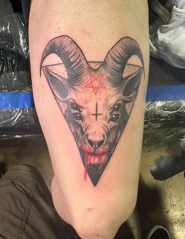 Tattoo by @lenca_art — dark_realism